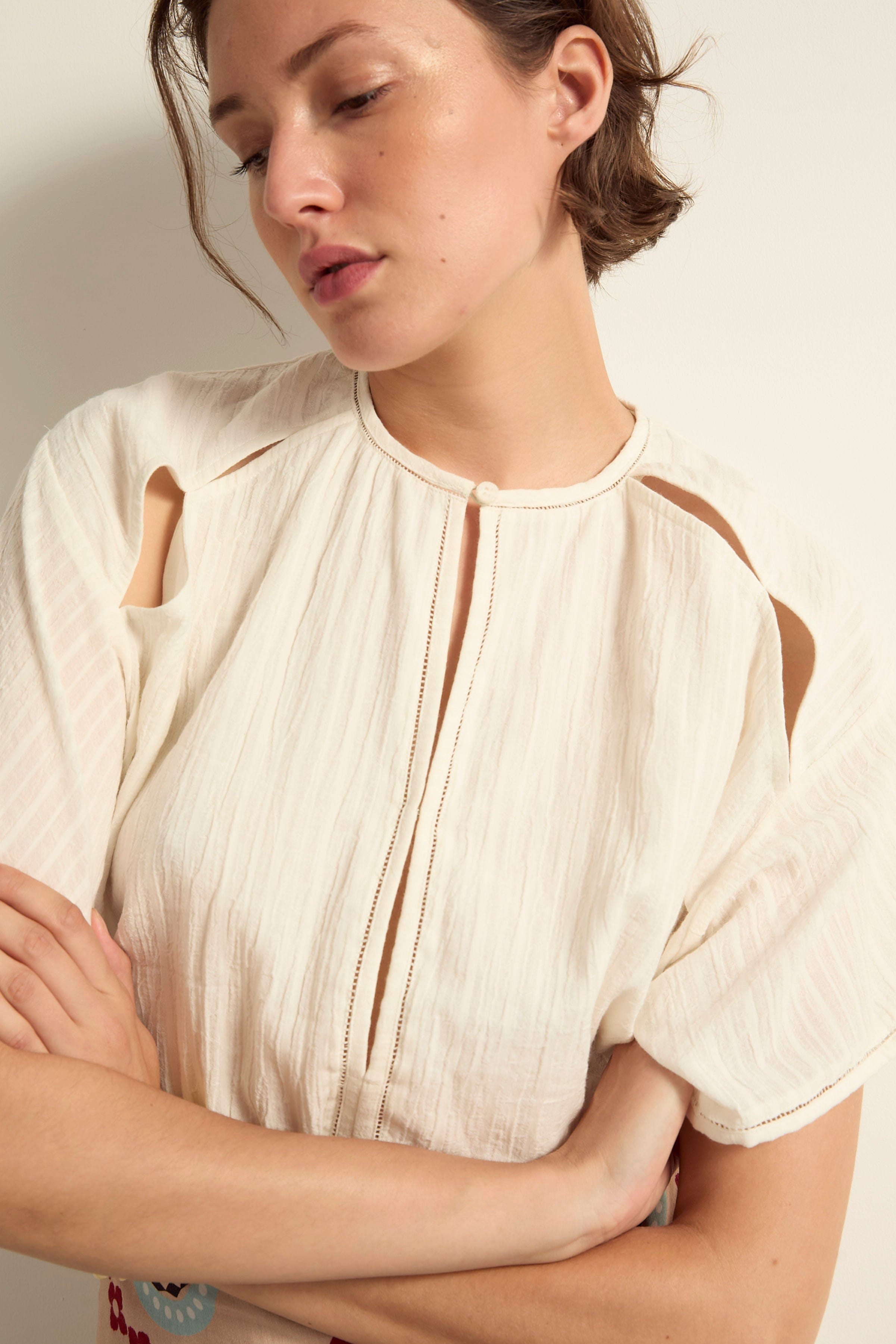 TOP ONDINE - OFF WHITE