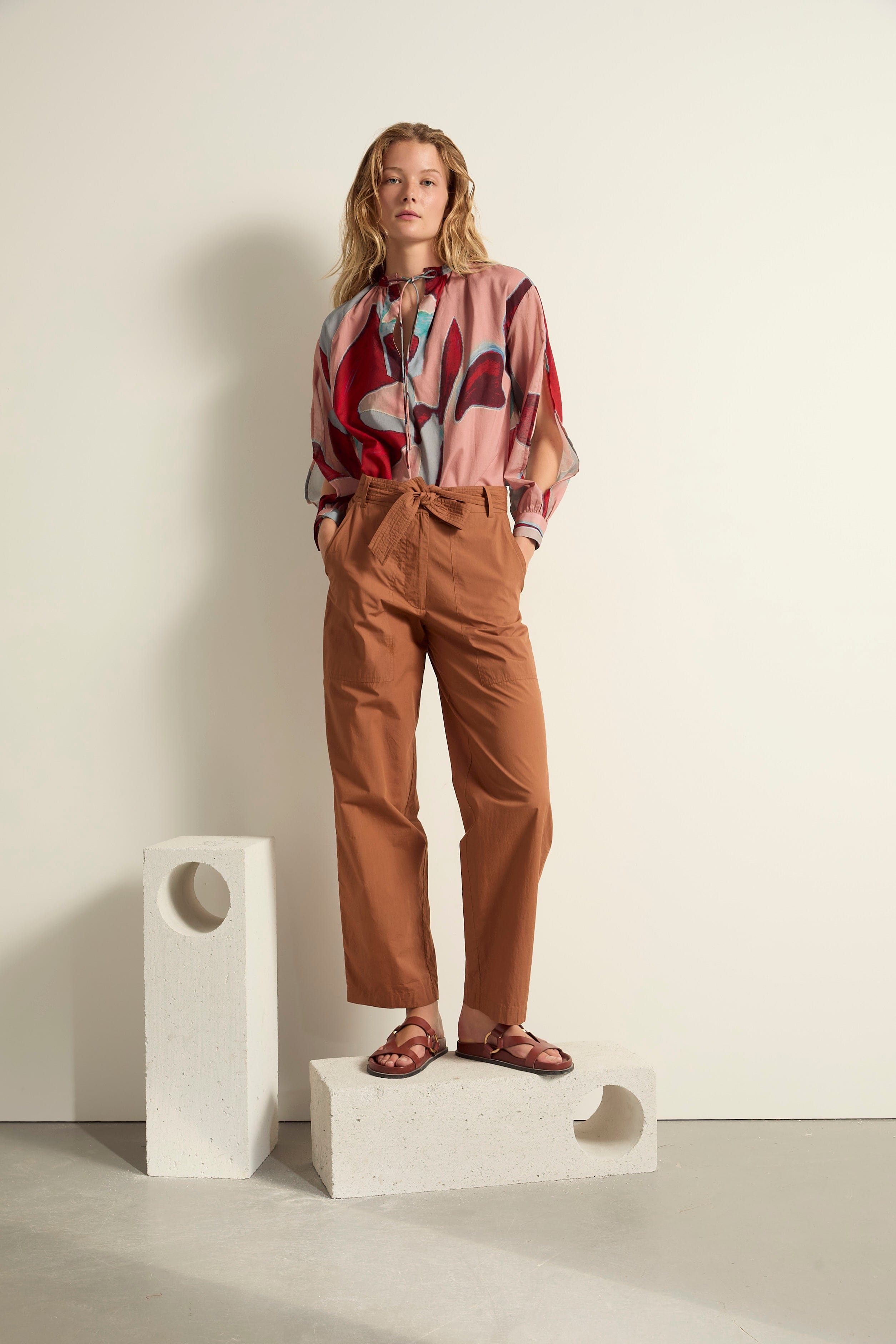 PANTALON MARCO - HAVANE BROWN