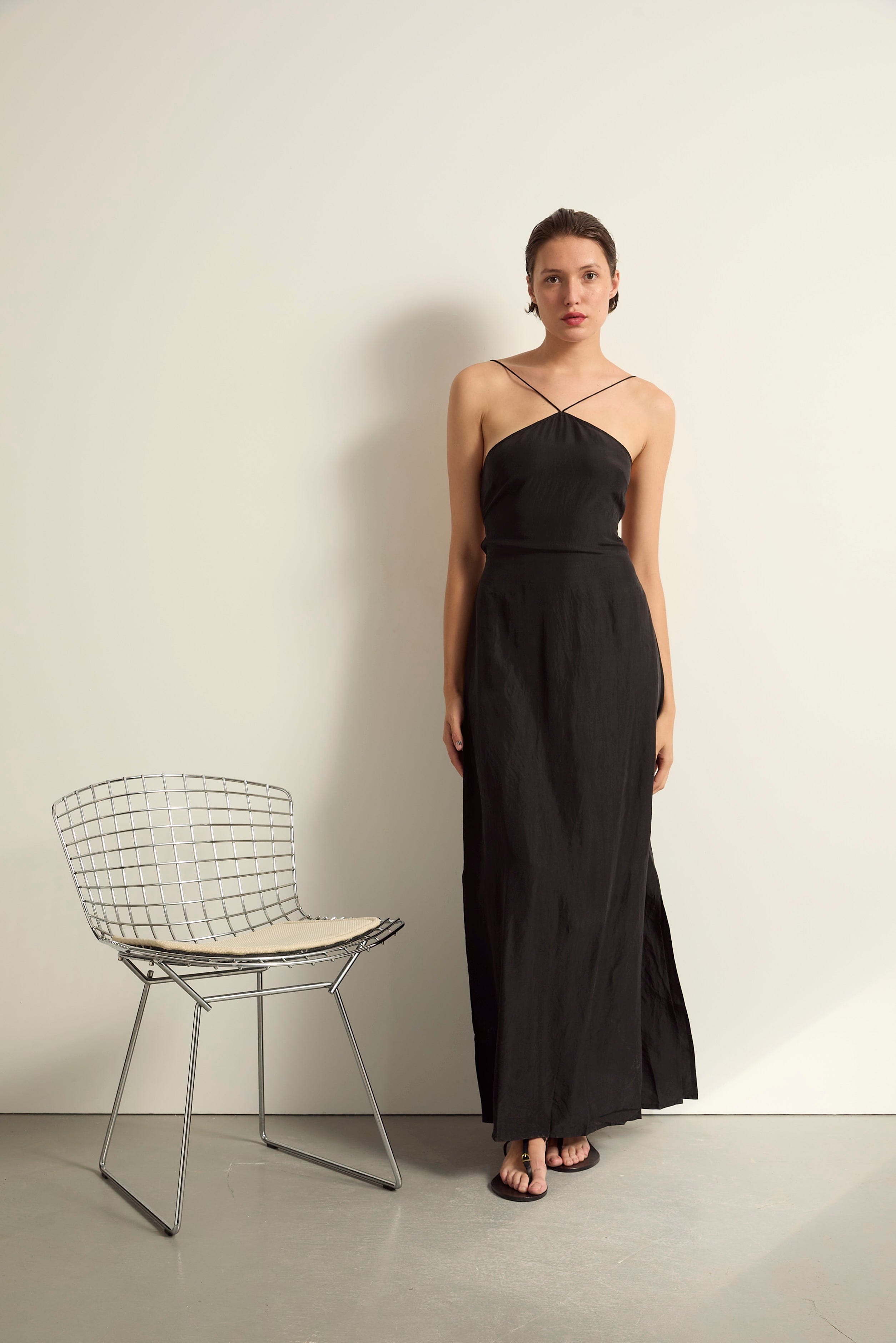 ROBE MIA SOIE LAVÉE - BLACK