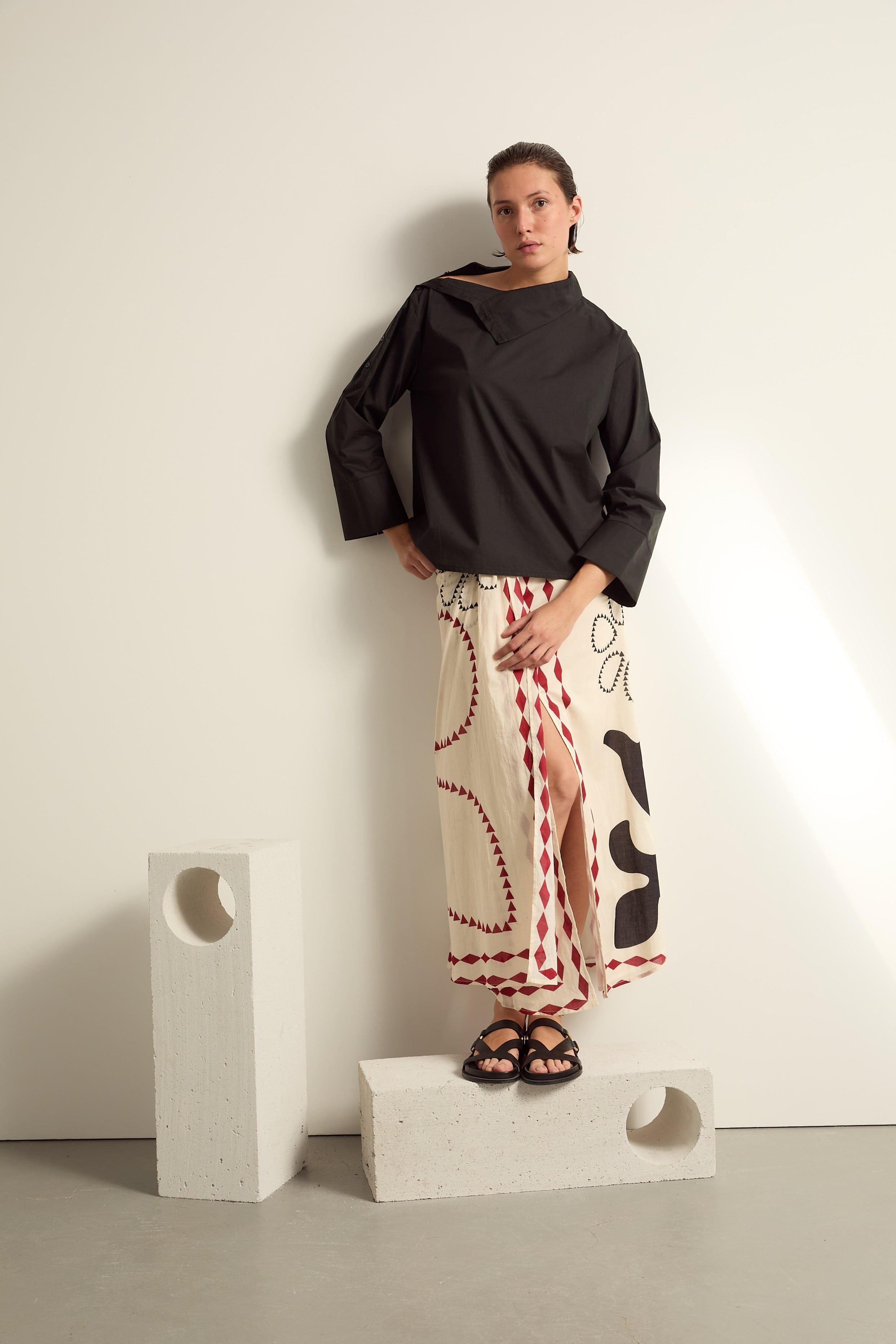 BLOUSE CHRIS - BLACK