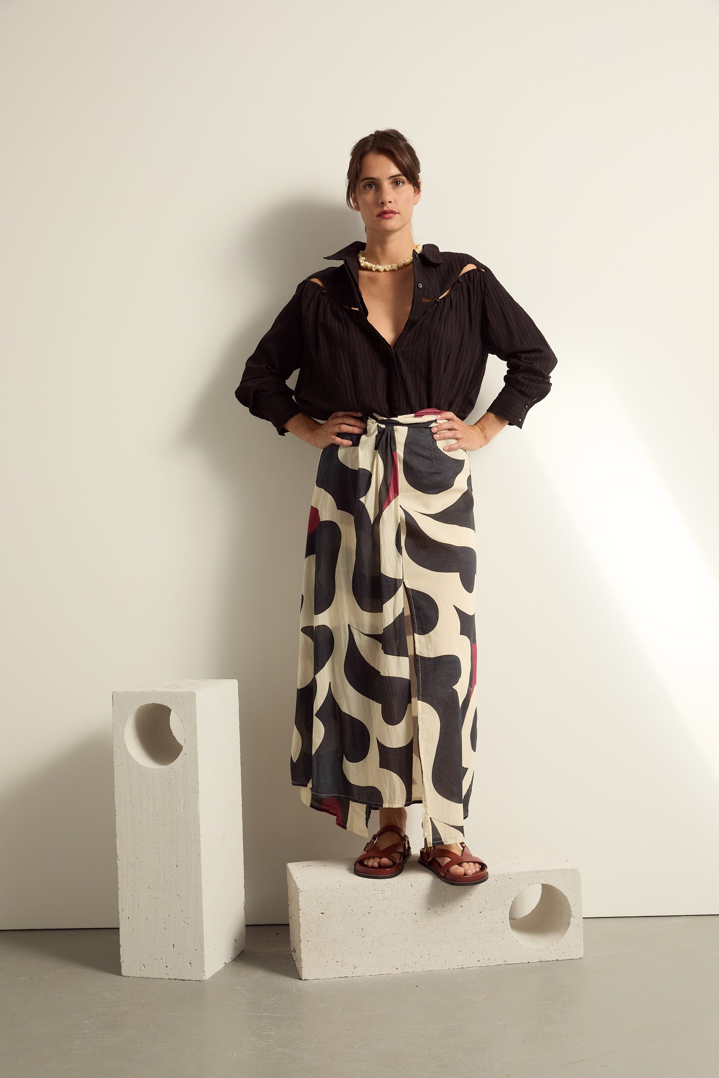 CHEMISE JOANNE - BLACK