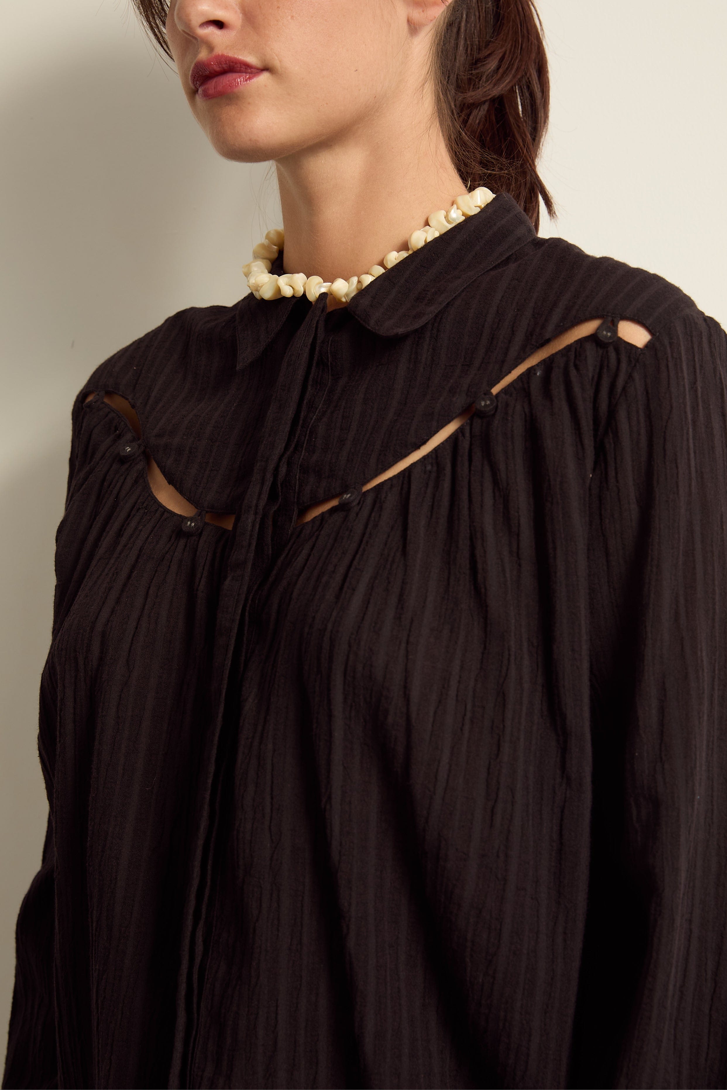 CHEMISE JOANNE - BLACK