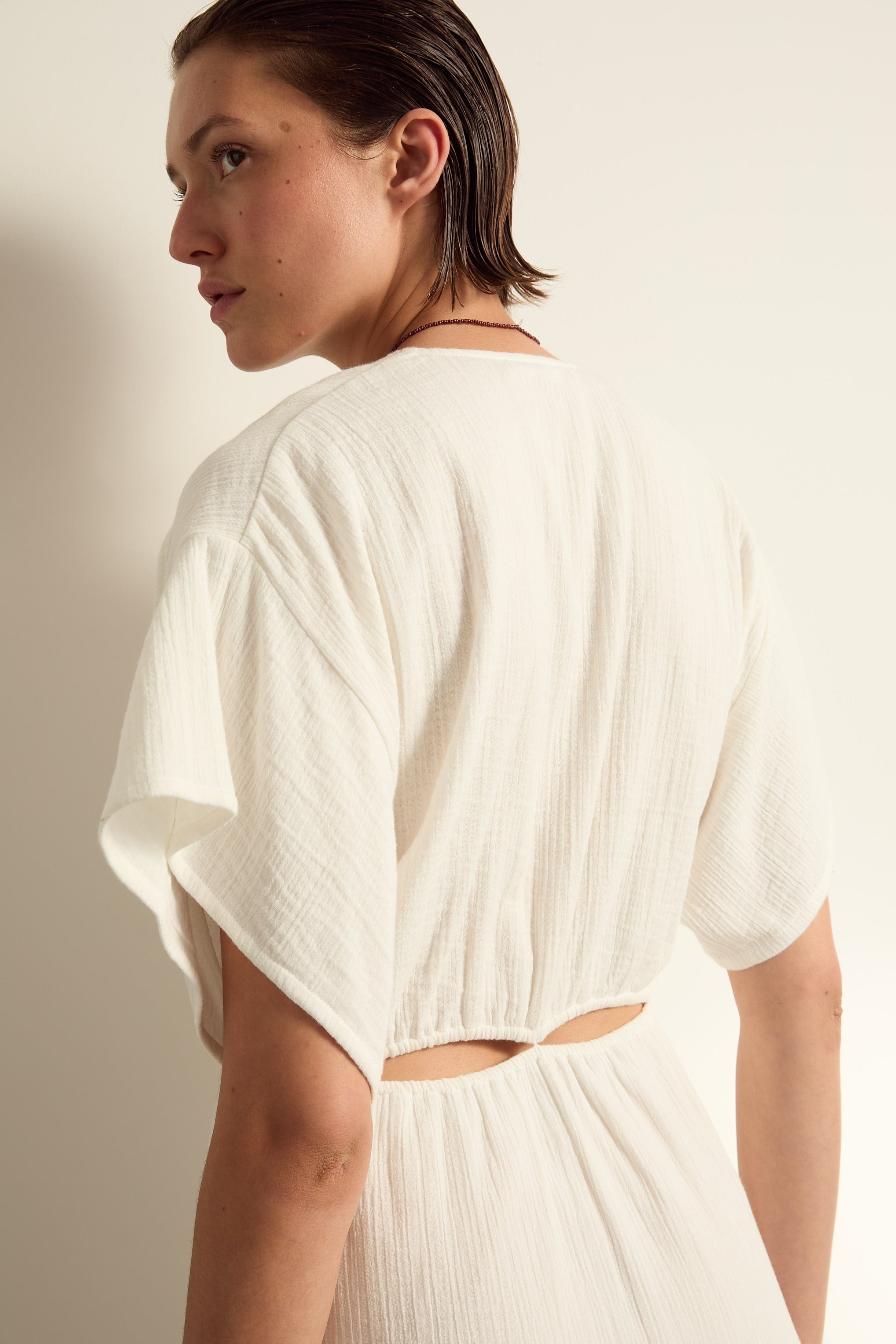 ROBE APPOLINE - WHITE