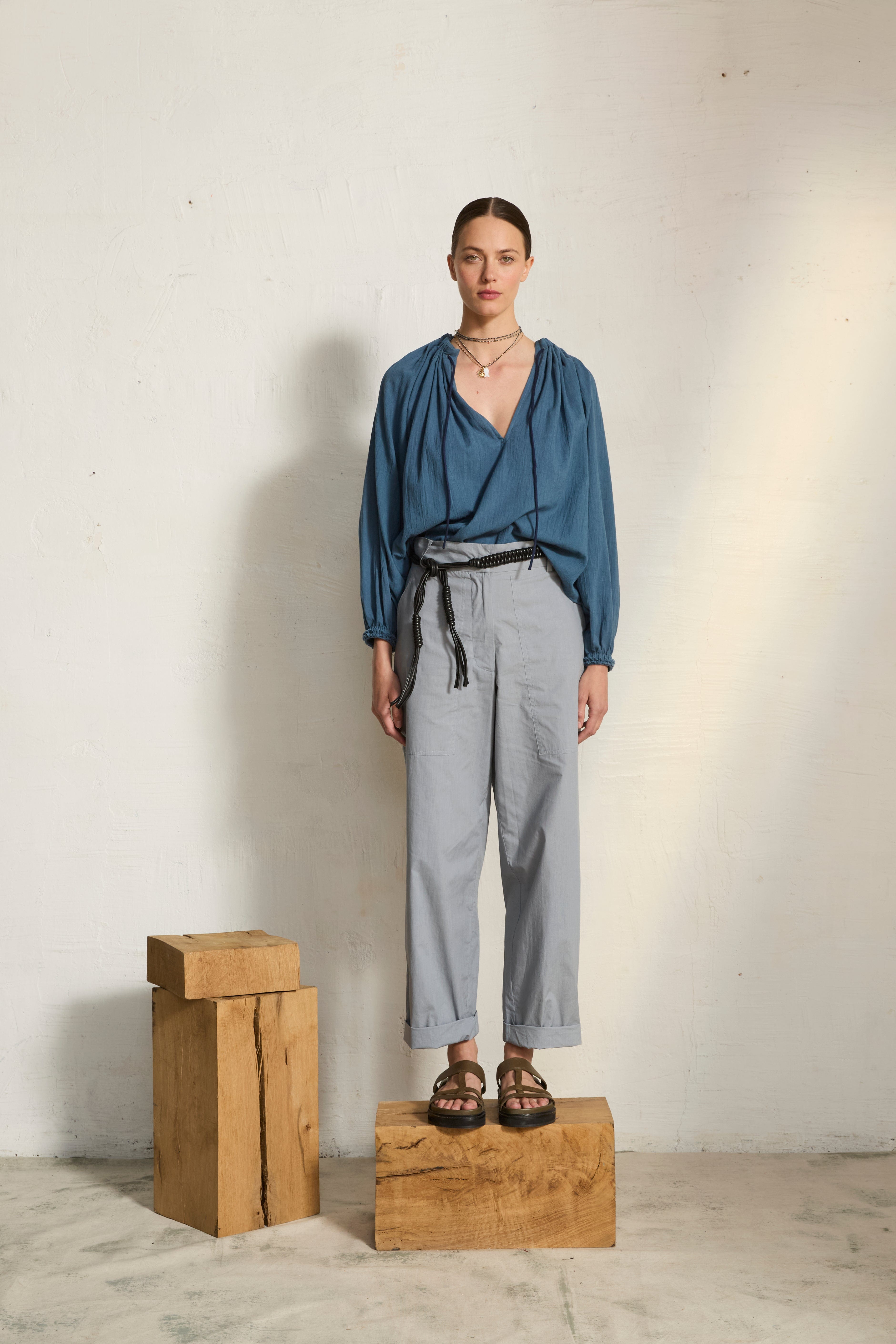 PANTALON MARCO - MINERAL BLUE