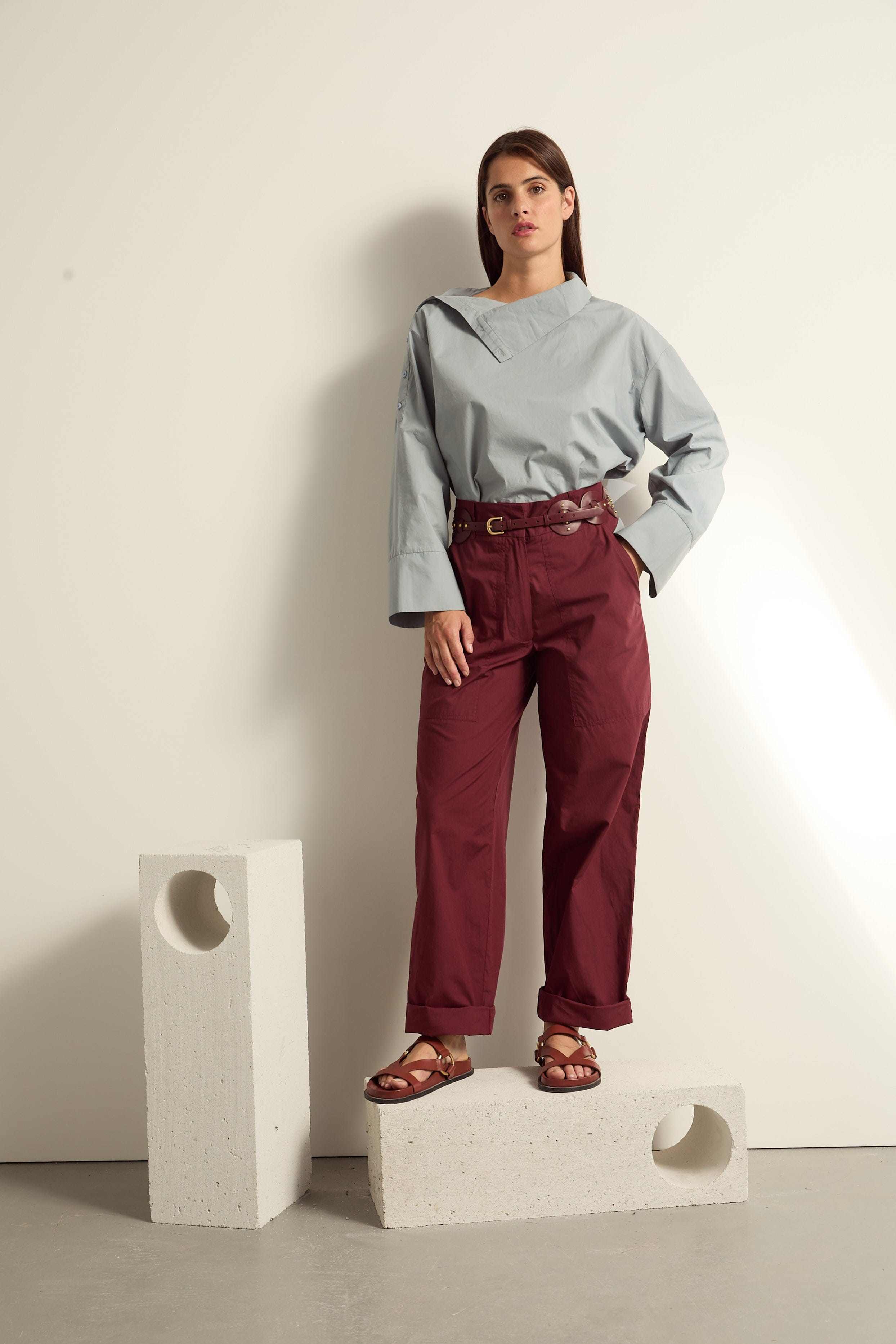 BLOUSE CHRIS - MINERAL BLUE