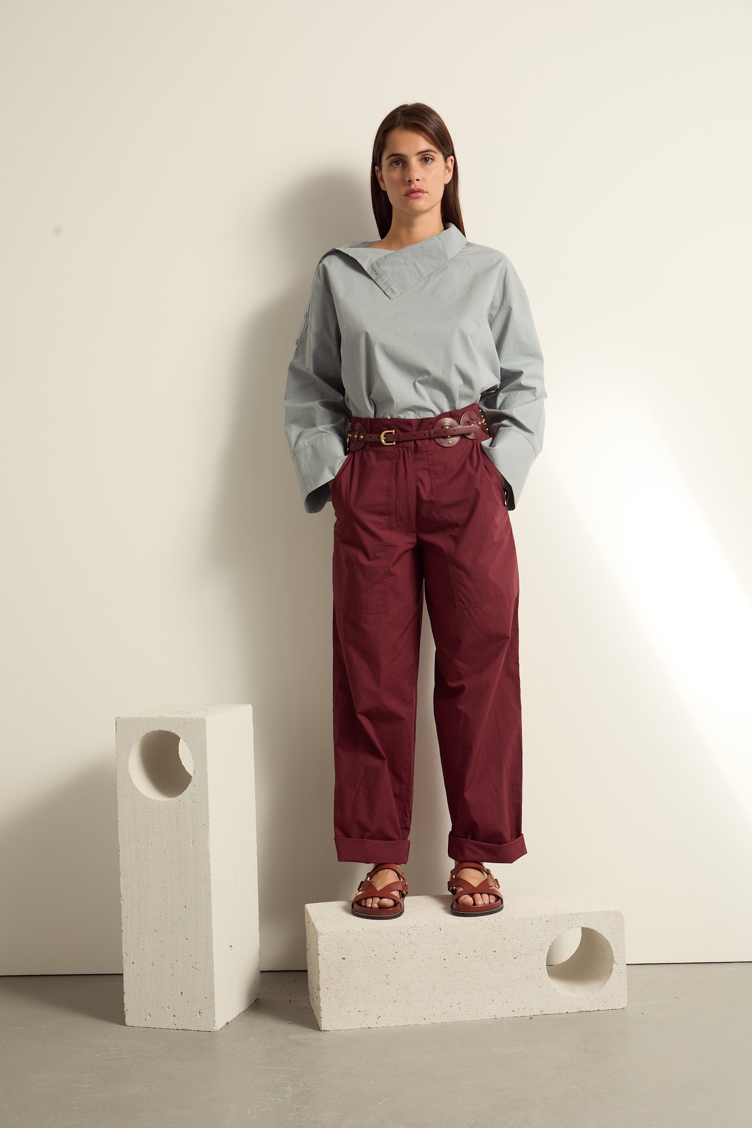 PANTALON MARCO - BURGUNDY