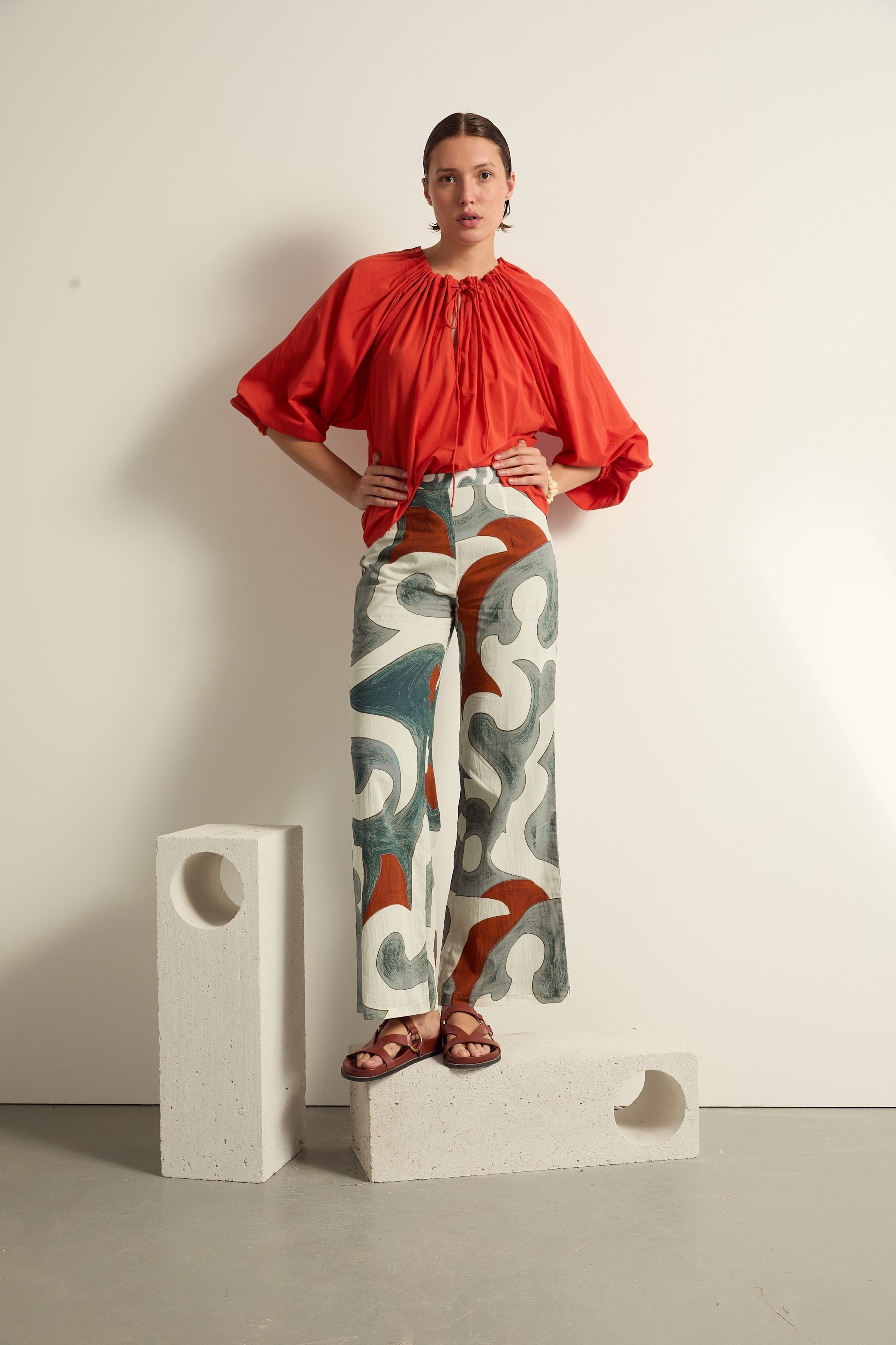 BLOUSE BONO - CORAIL