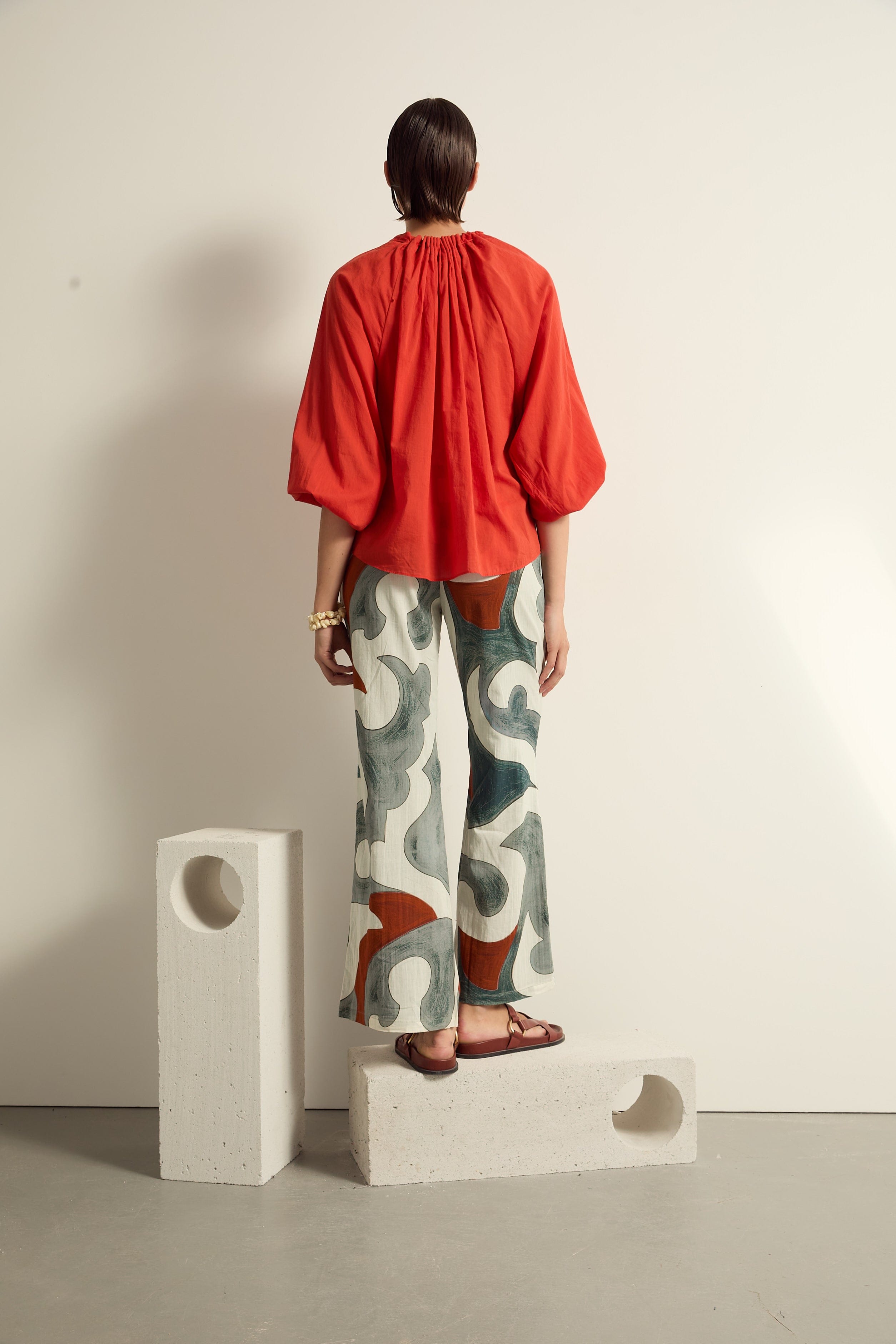 BLOUSE BONO - CORAIL