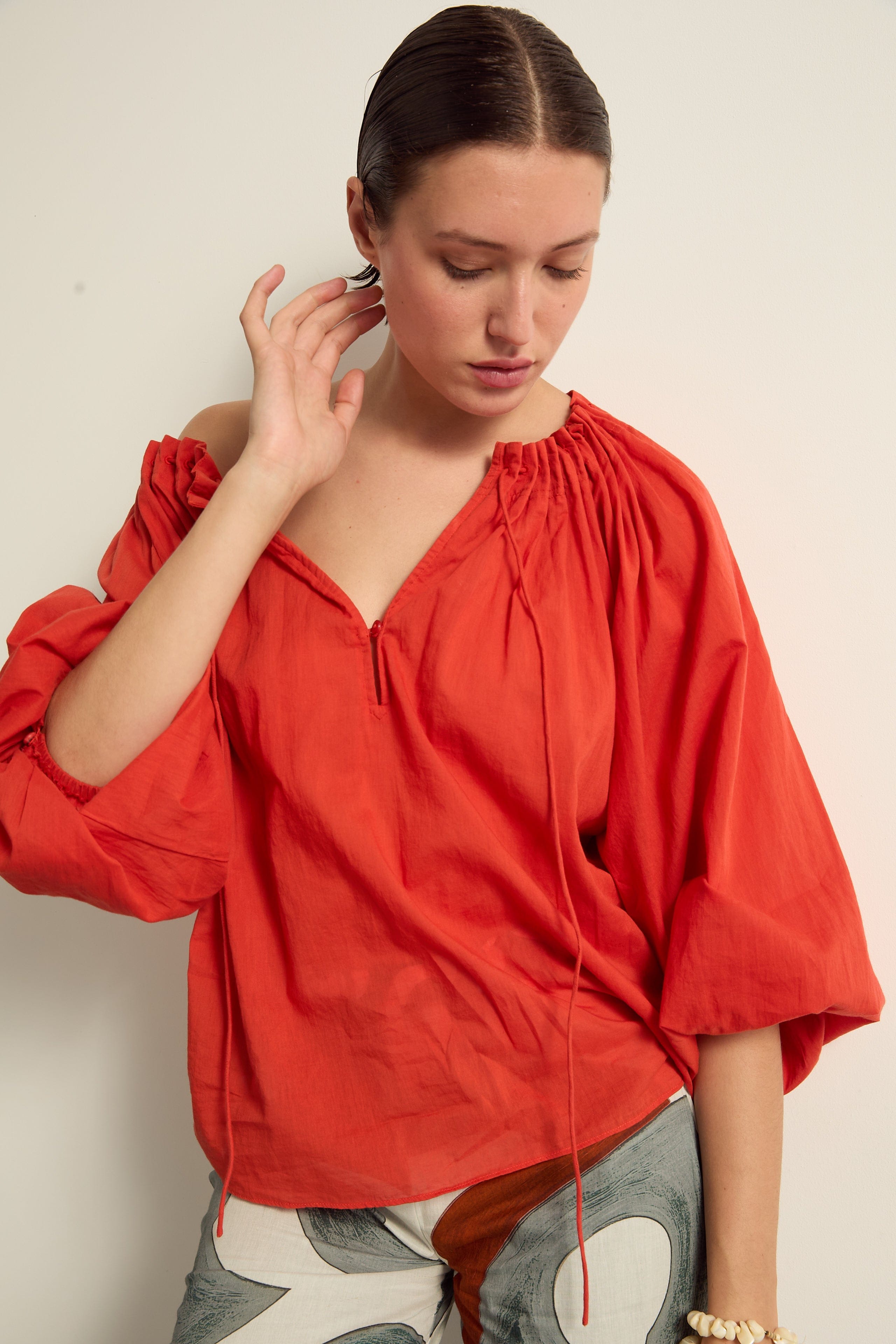 BLOUSE BONO - CORAIL