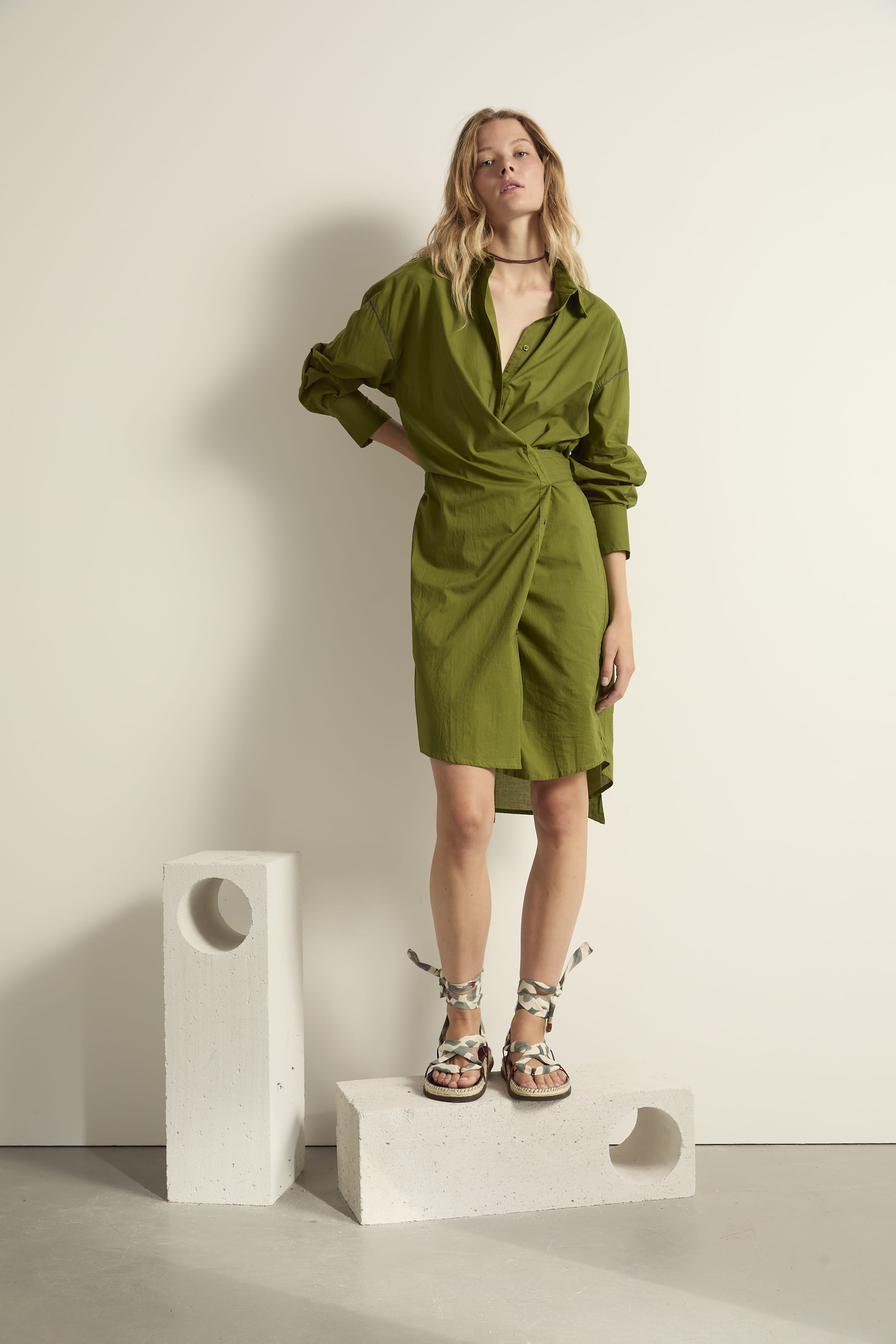 ROBE LILY LONG - GREEN TEA