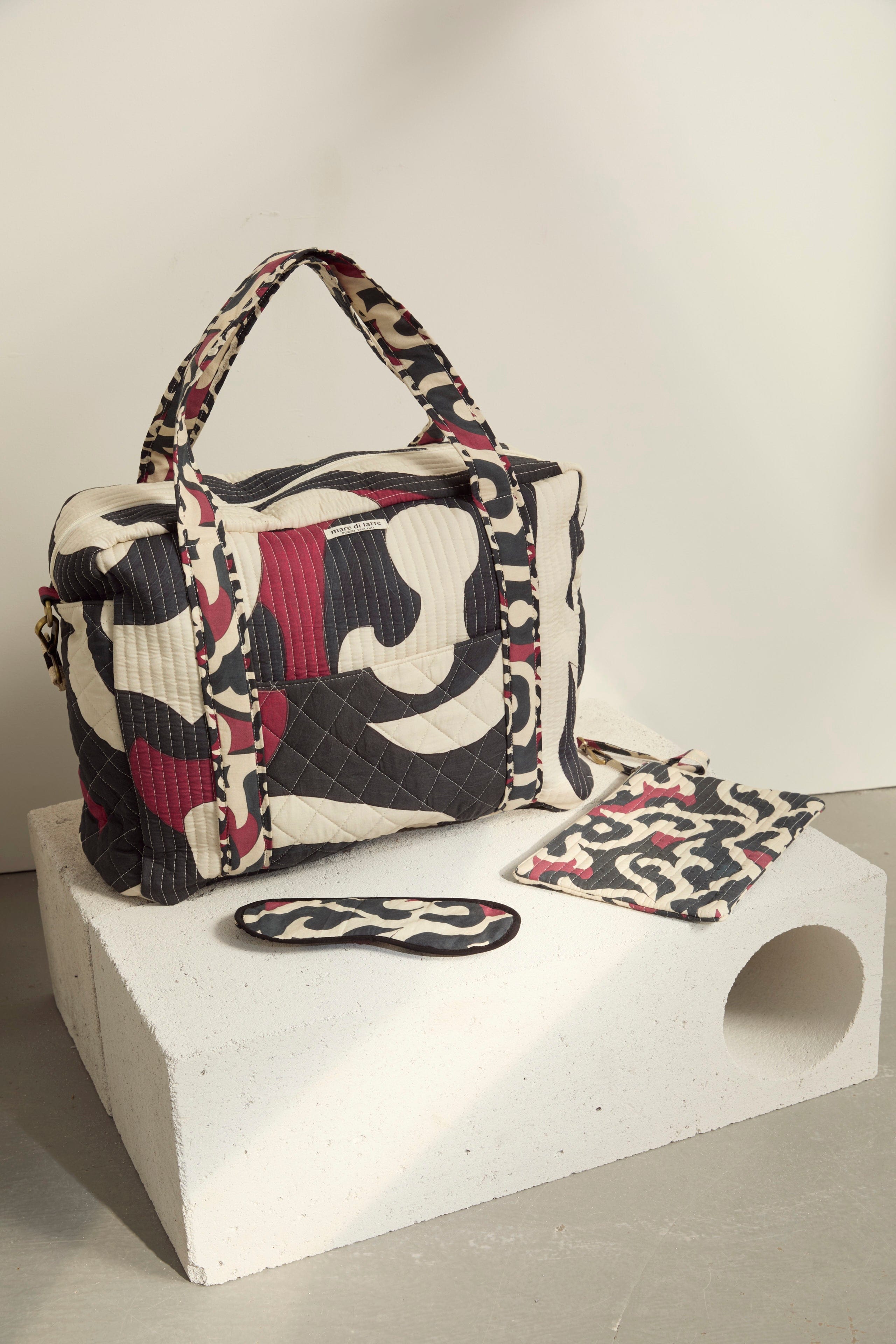 WEEKEND BAG IMPRIME RODEO - BLACK