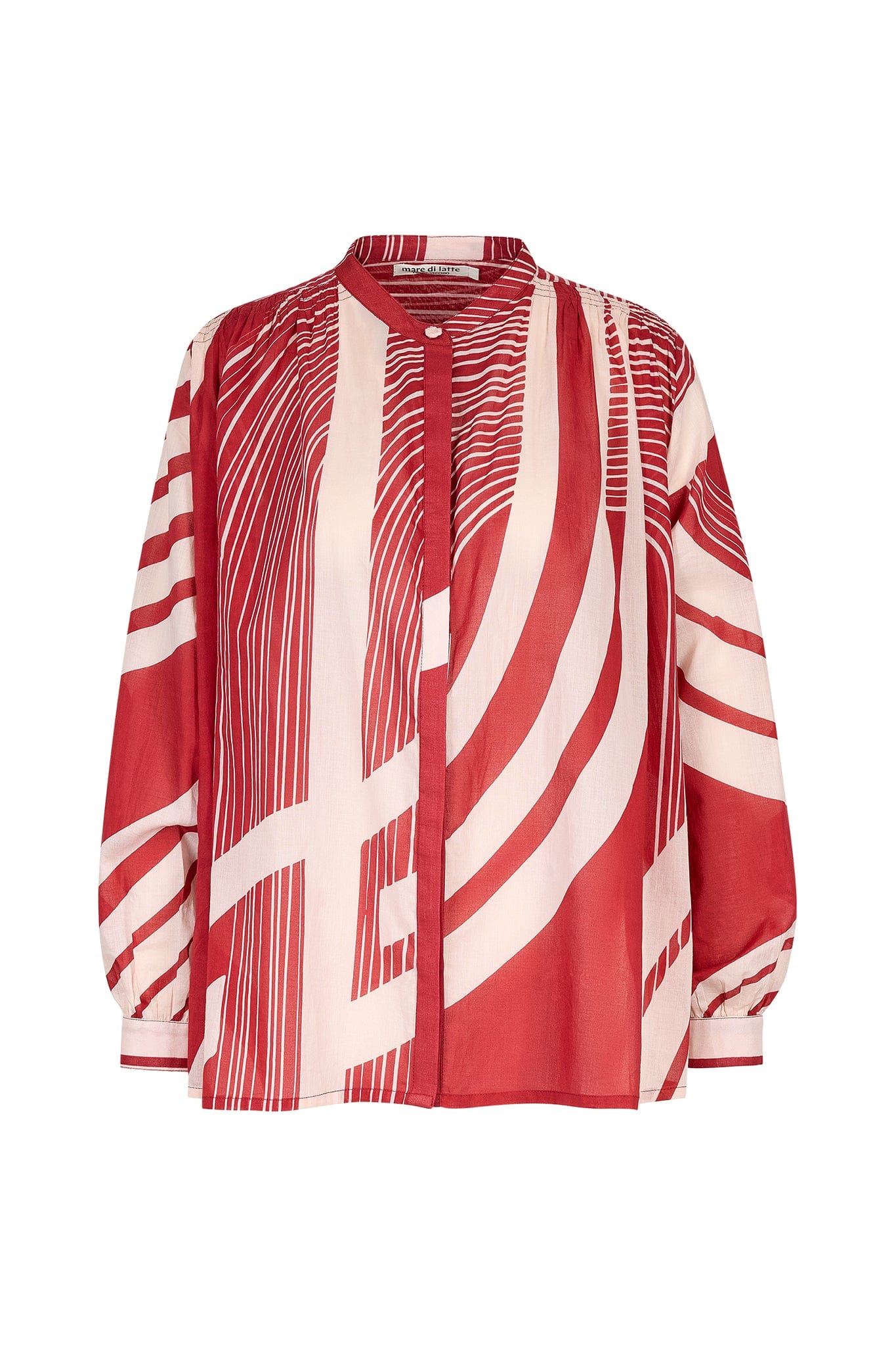 CHEMISE JOLINE IMPRIME CAROUSEL - POMPEI RED