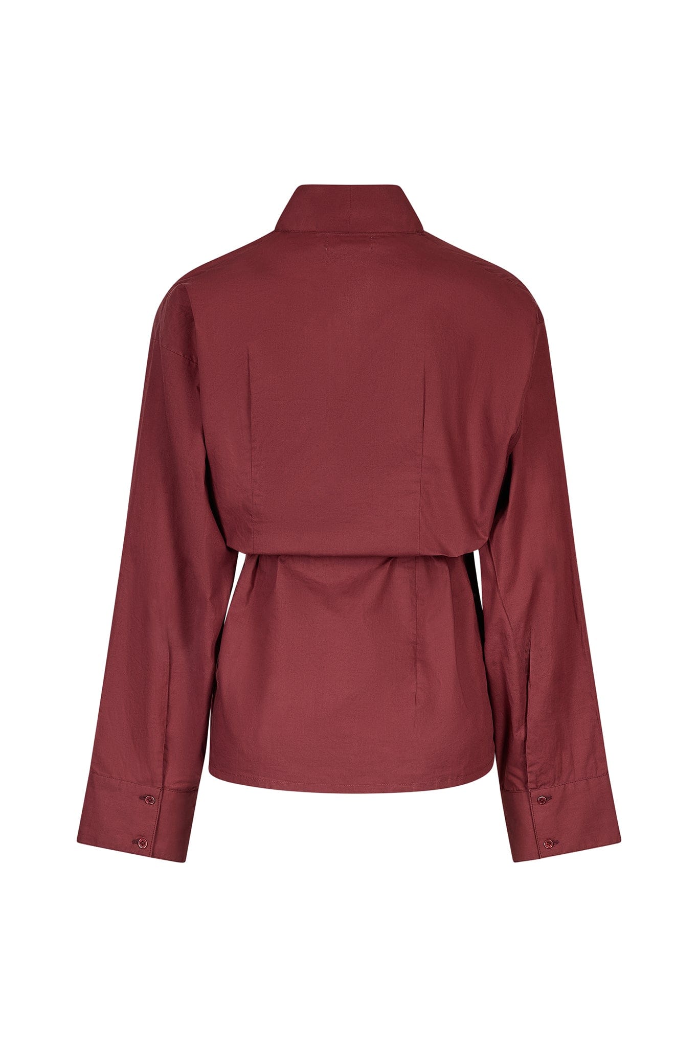 BLOUSE NINE - BURGUNDY
