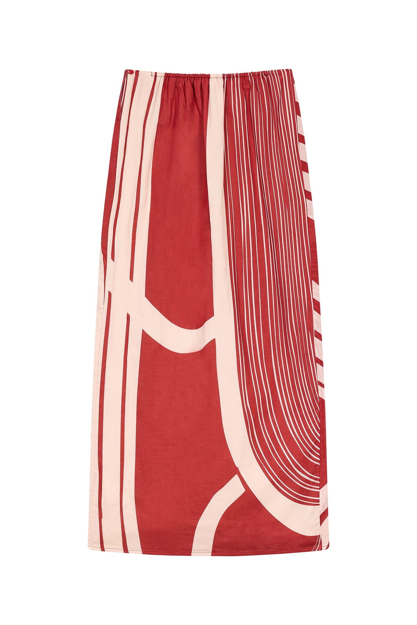 JUPE PIA IMPRIME CAROUSEL - POMPEI RED