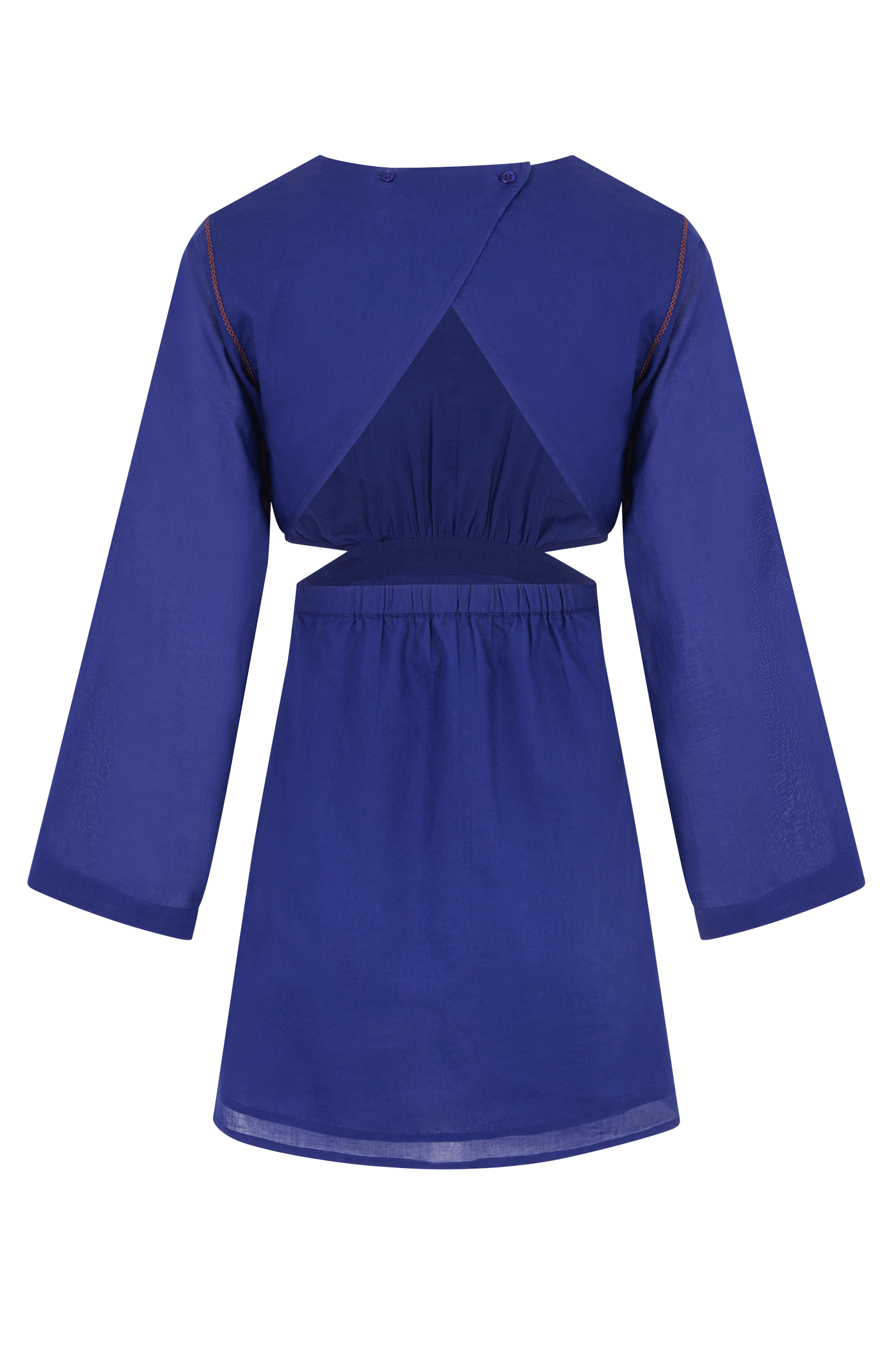 ROBE COURTE MOLLY - PURPLE BLUE
