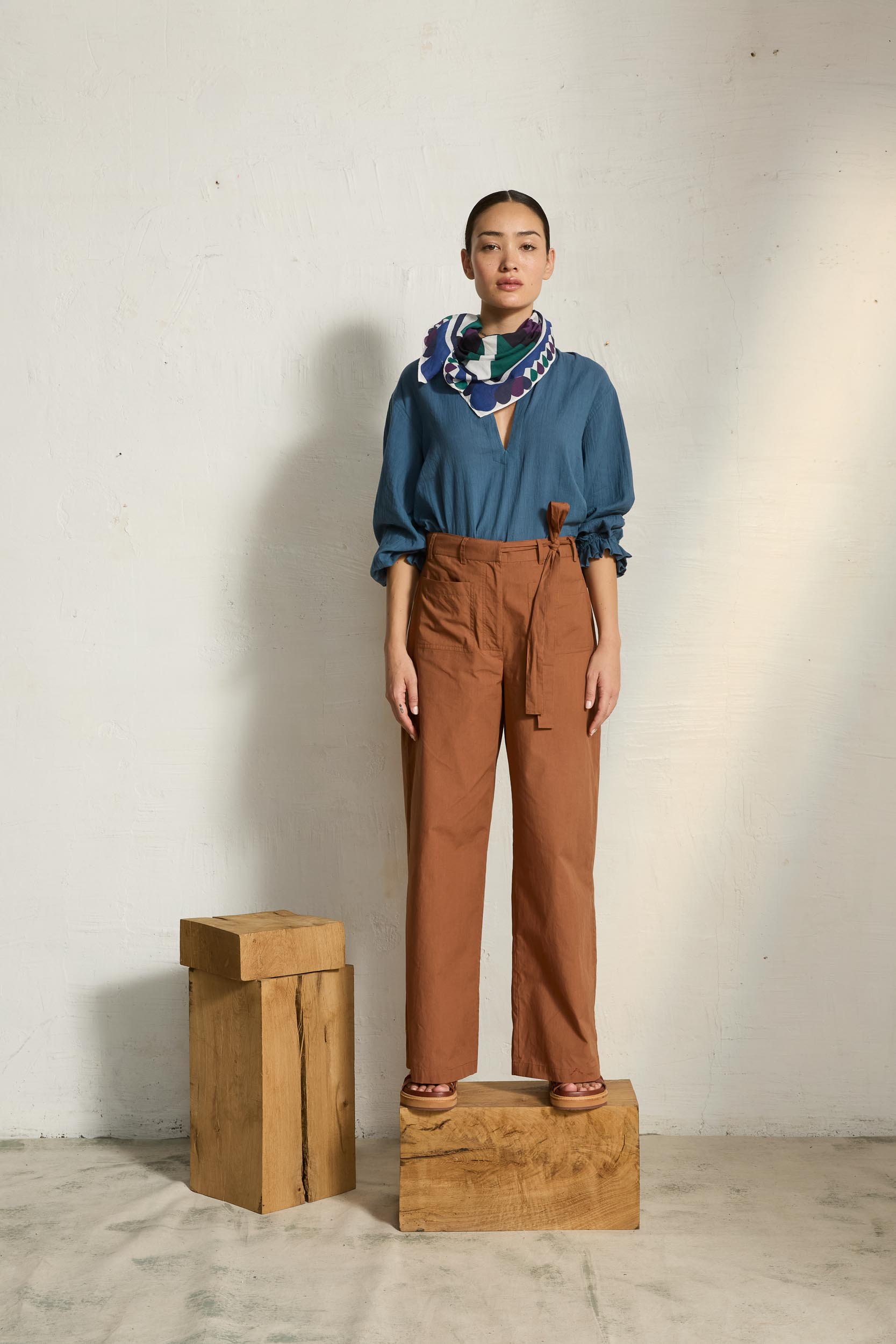 MARCO PANTS - HAVANA BROWN