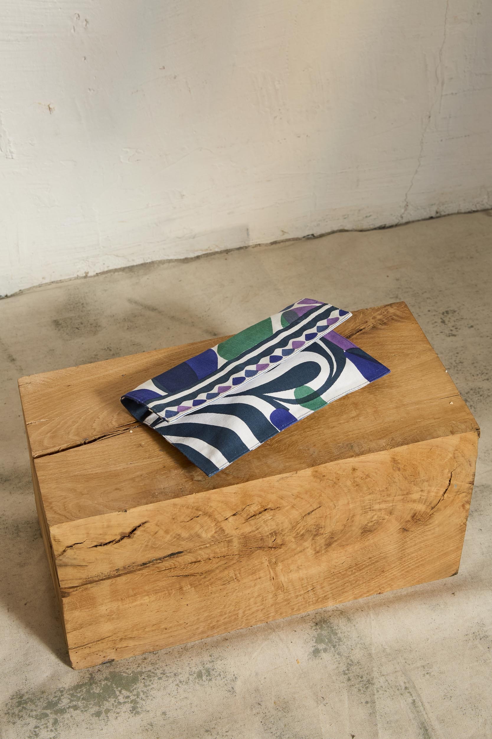 RIVIERA PRINT BIMBA POUCH - PURPLE