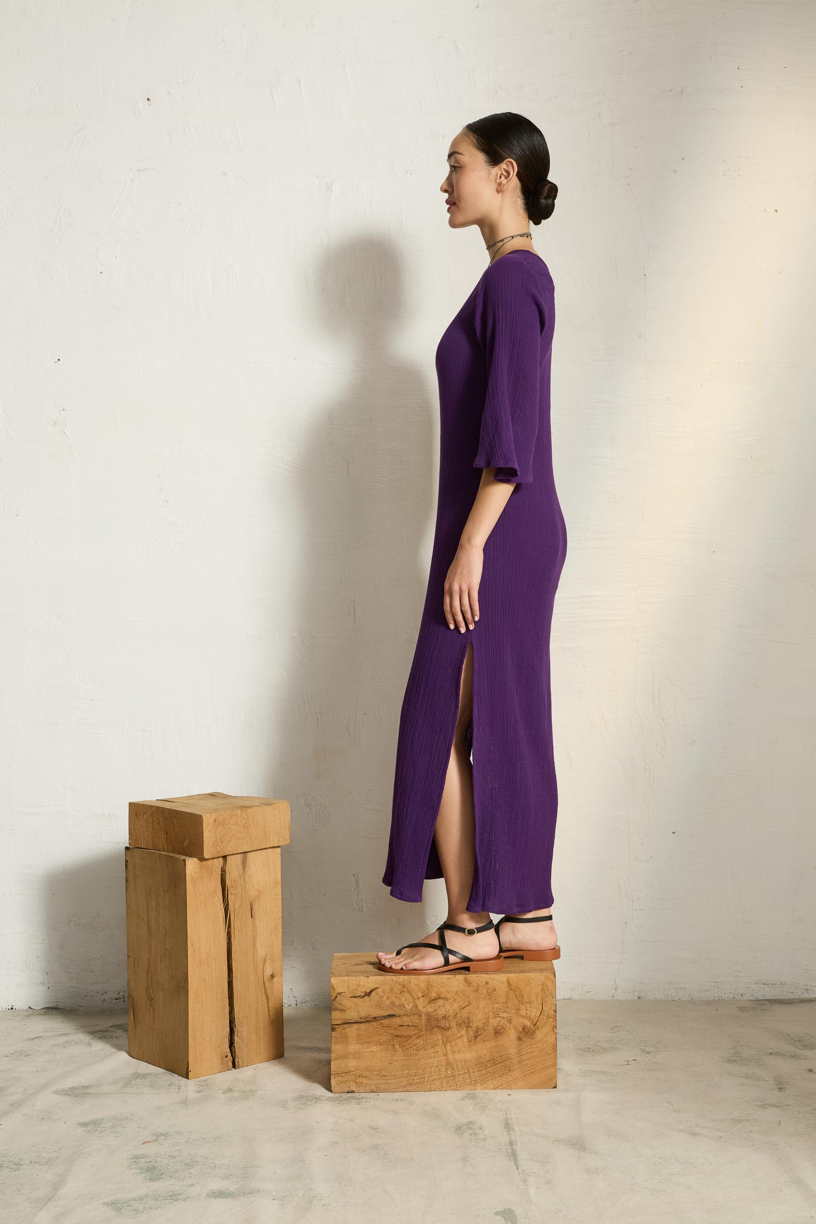 CHIRAZE DRESS - ULTRA VIOLET