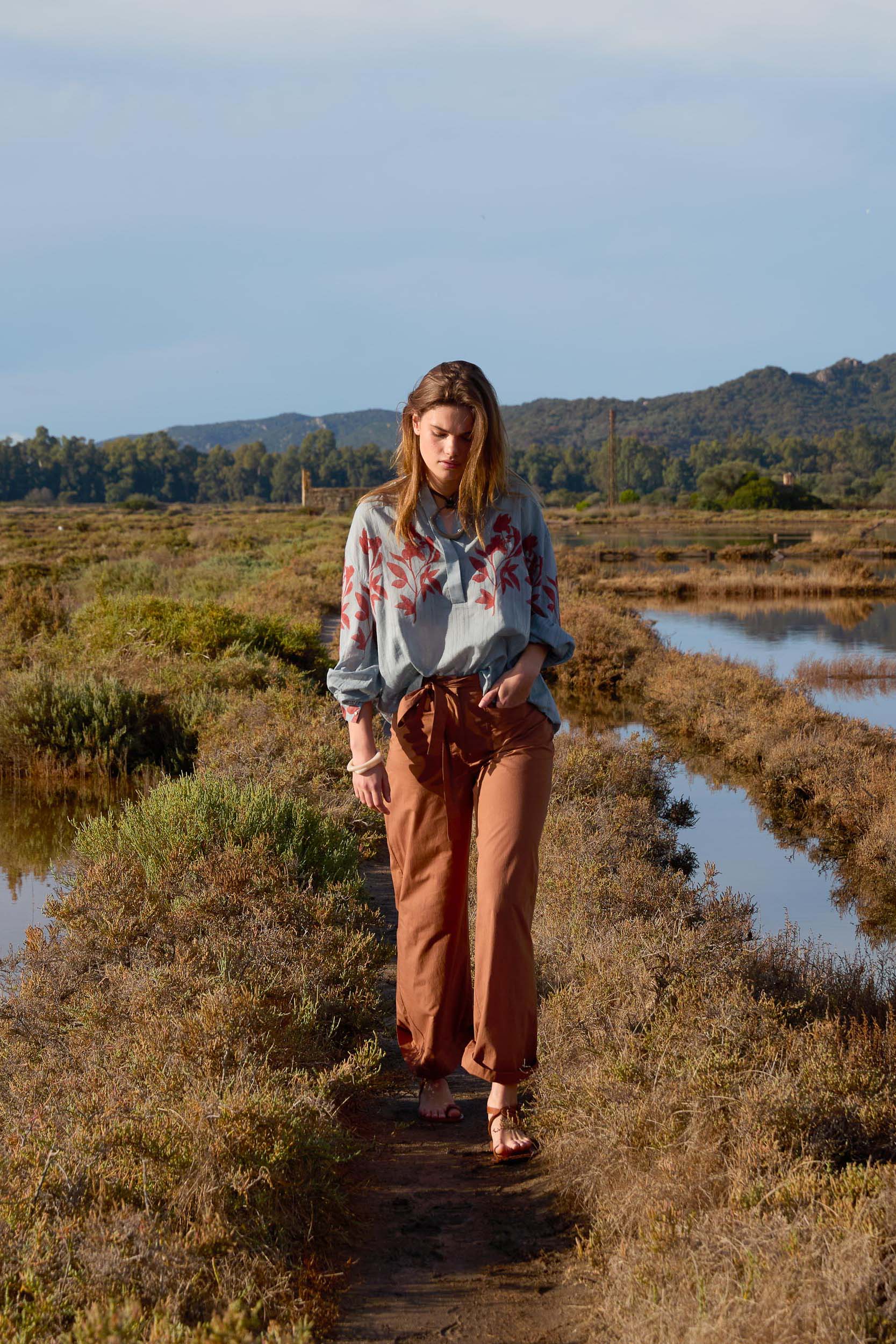 MARCO PANTS - HAVANA BROWN