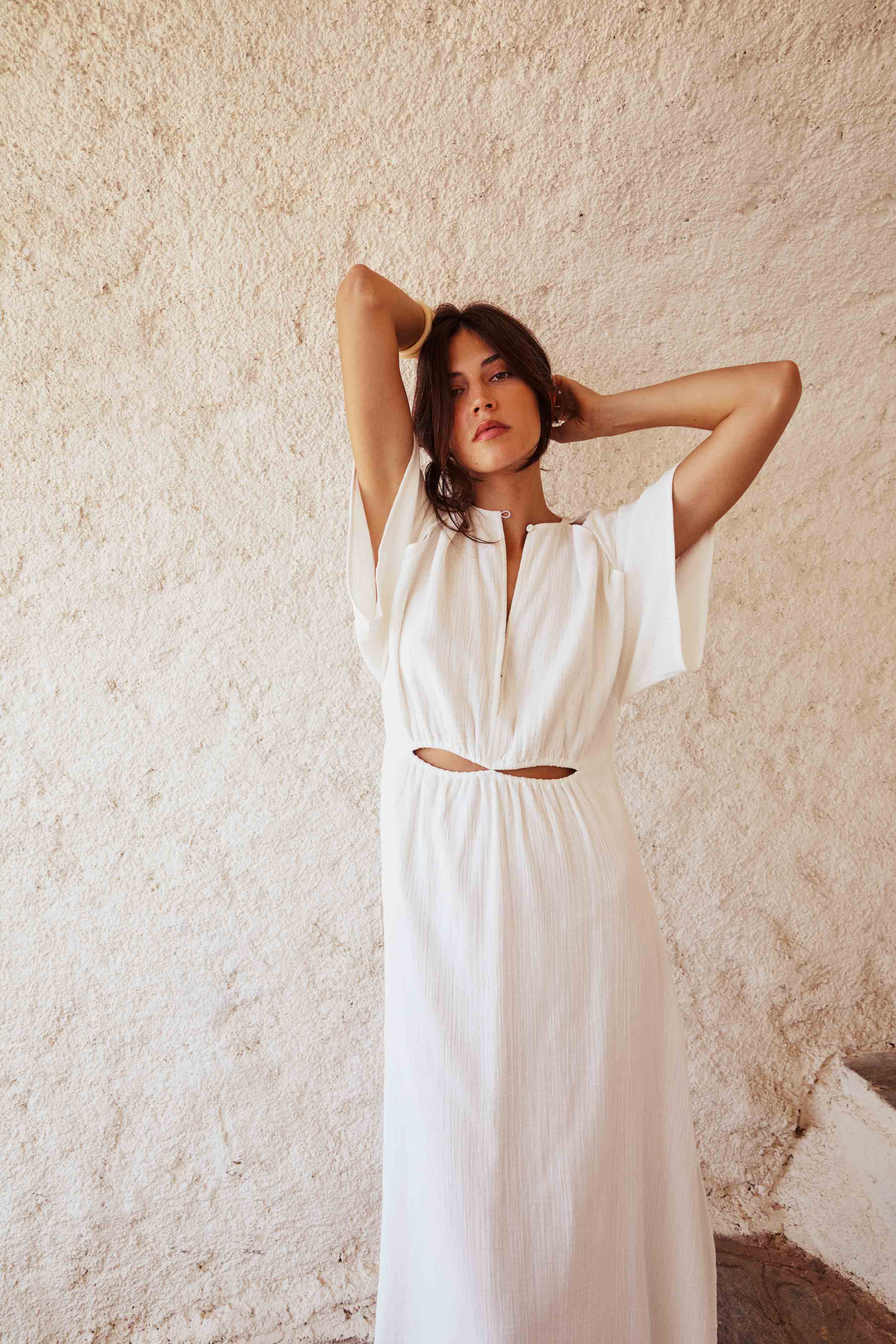 ROBE APPOLINE - WHITE