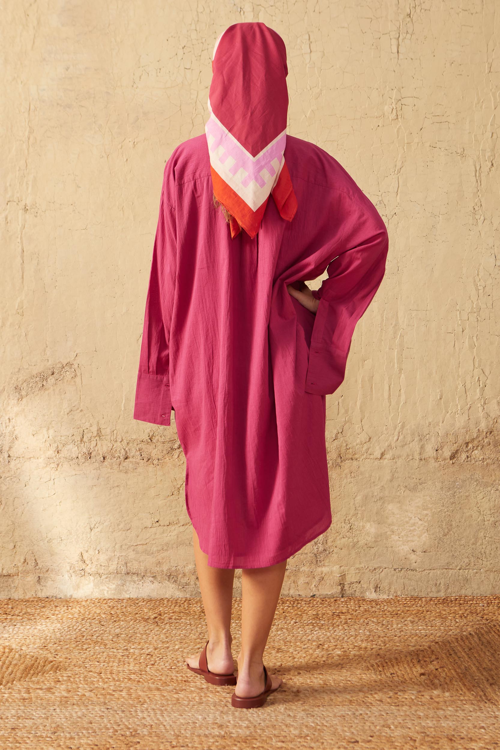 ADELE DRESS - PURPLE BLUE