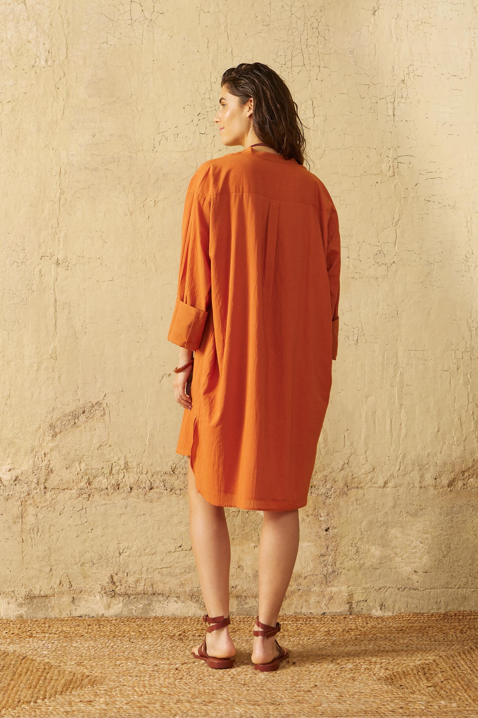 ADELE DRESS - APRICOT
