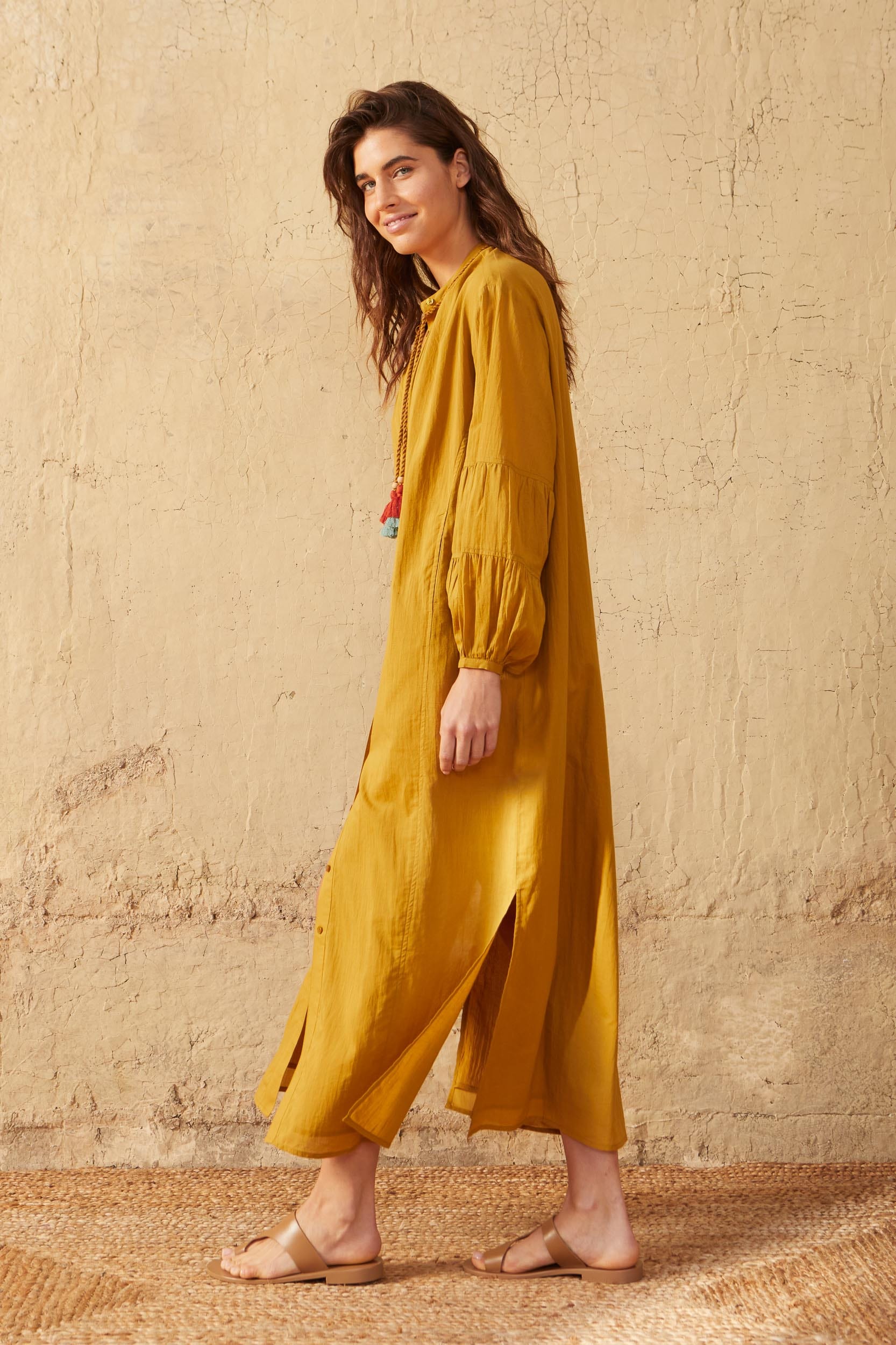 SANDALES EN CUIR ITAK - NUDE