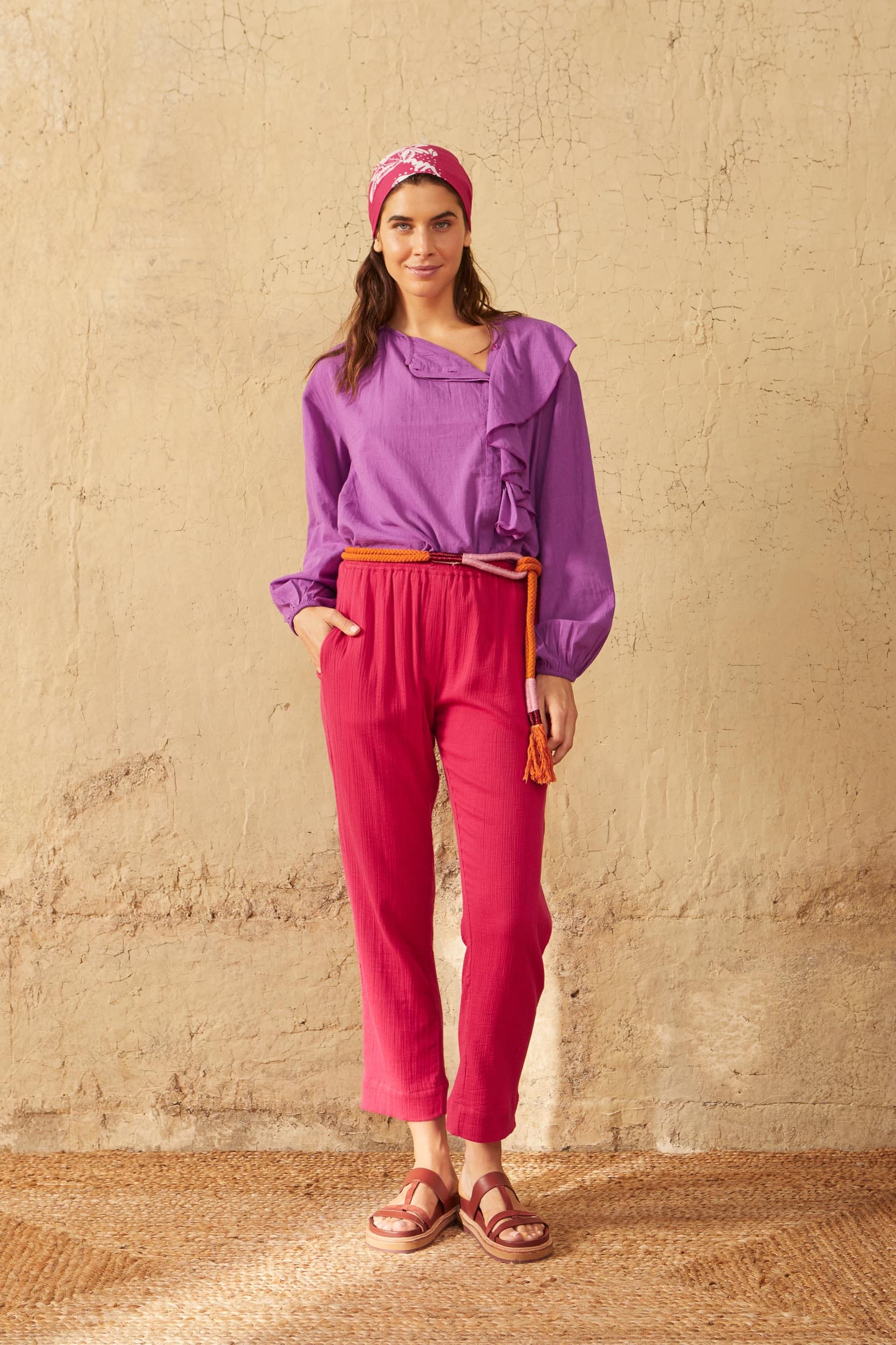 BLOUSE ROMANTICA - VIOLET