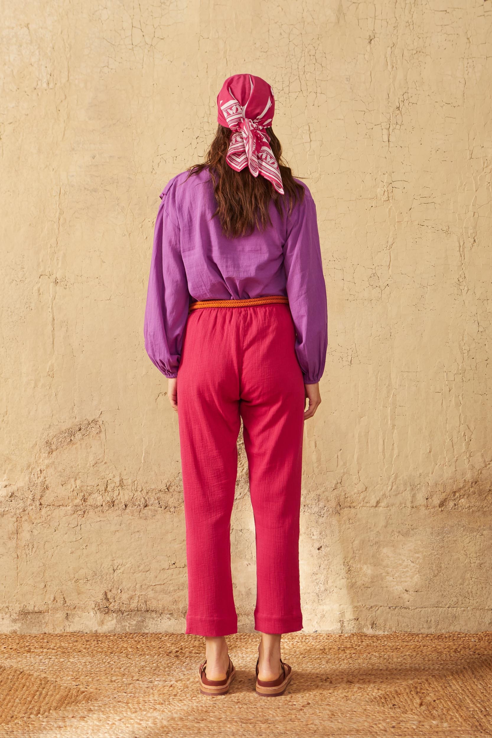 ANGIE TROUSERS - CAMELIA