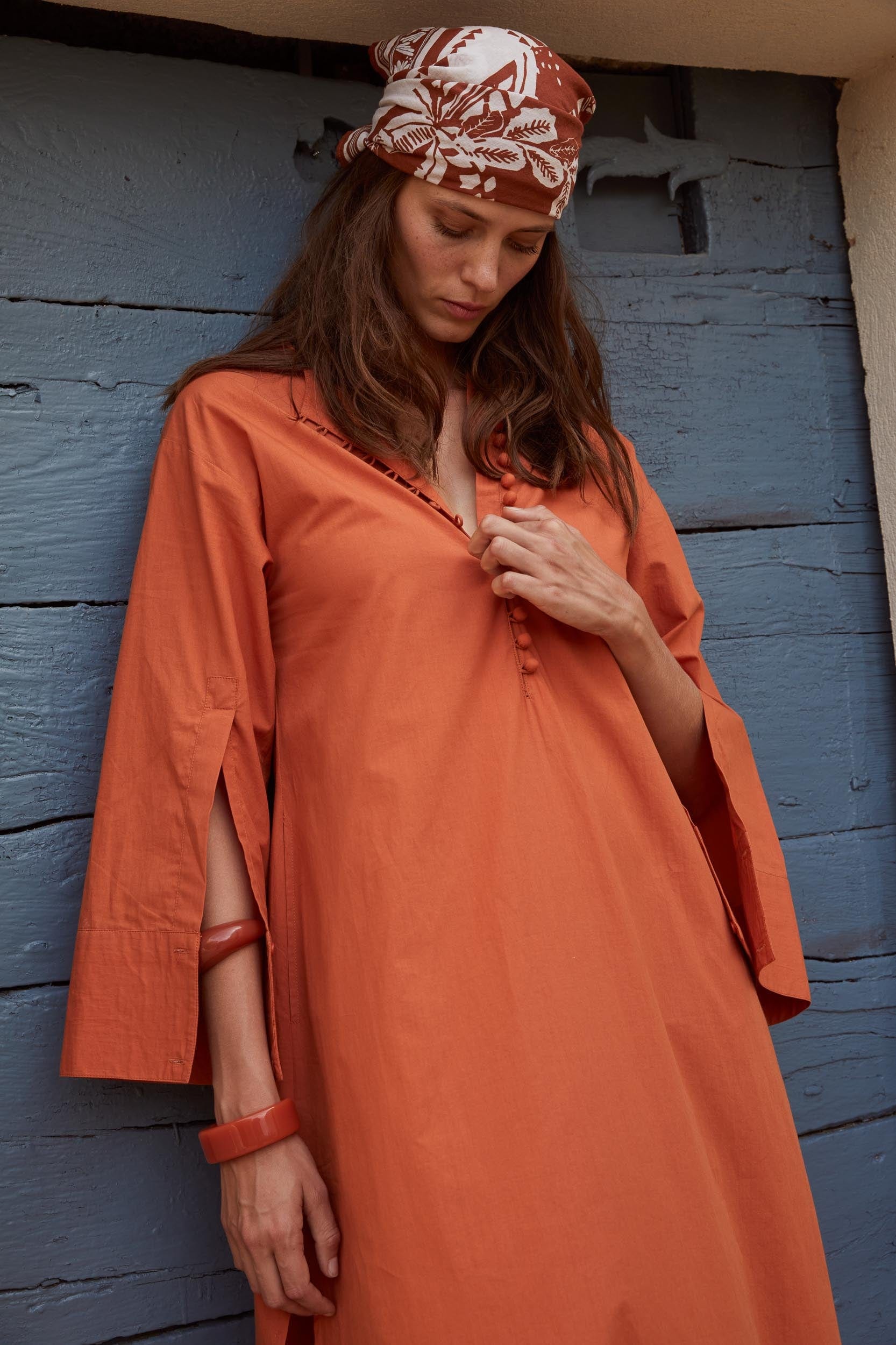 ROBE MATHILDE - APRICOT