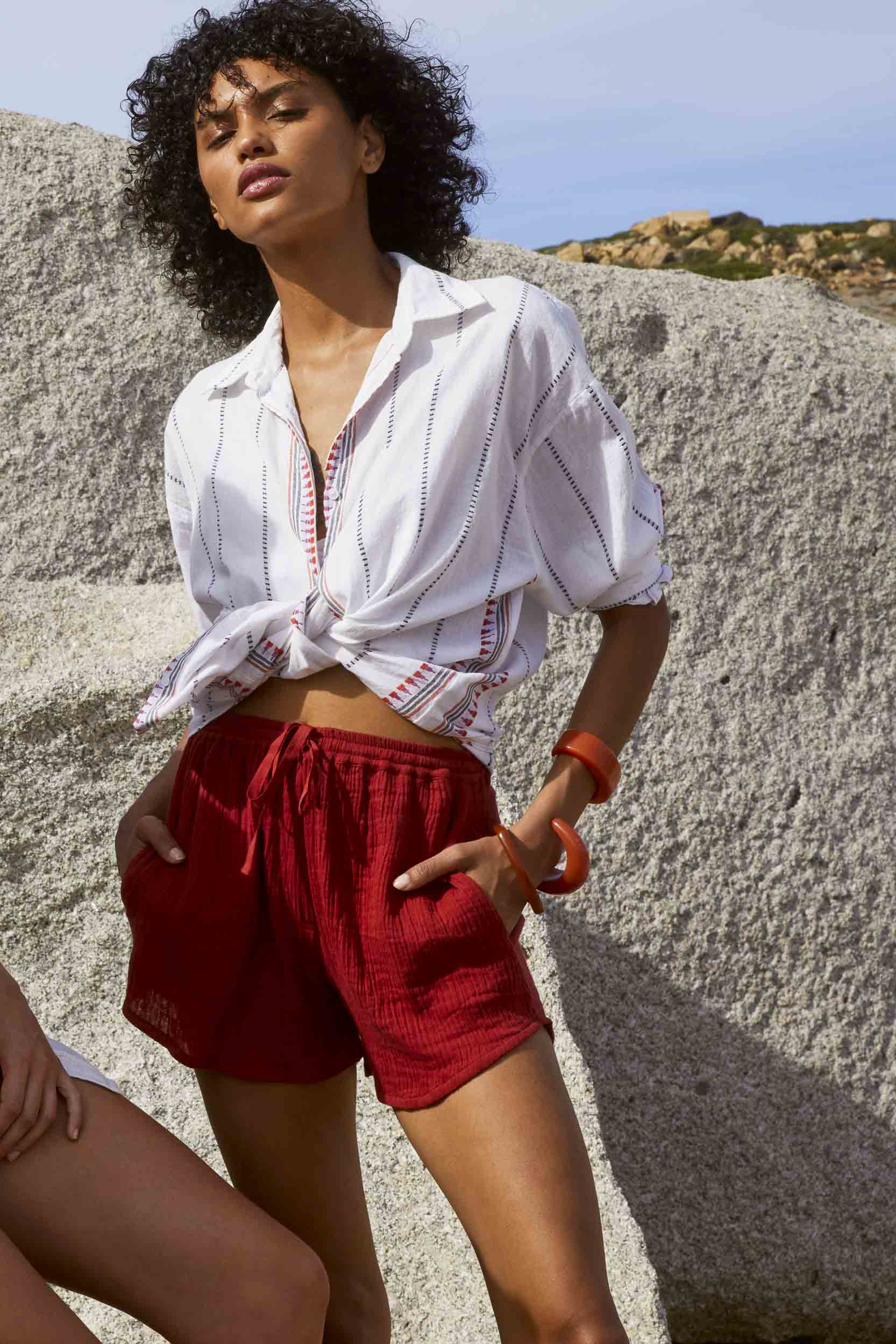 LILOU SHORTS PAPRIKA