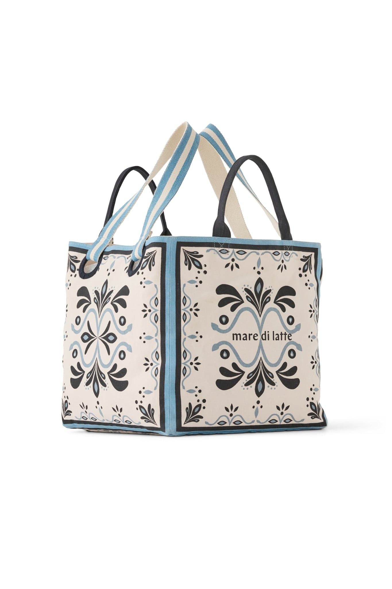 SAC CUBE IMPRIME BAROQUE - WHITE