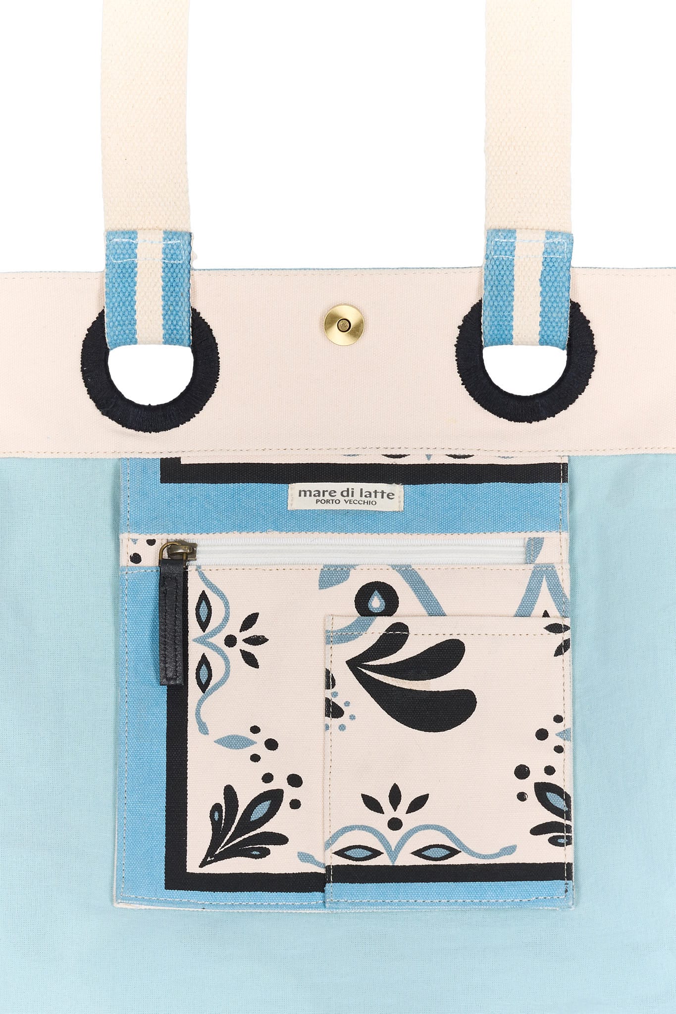 SAC CUBE IMPRIME BAROQUE - WHITE