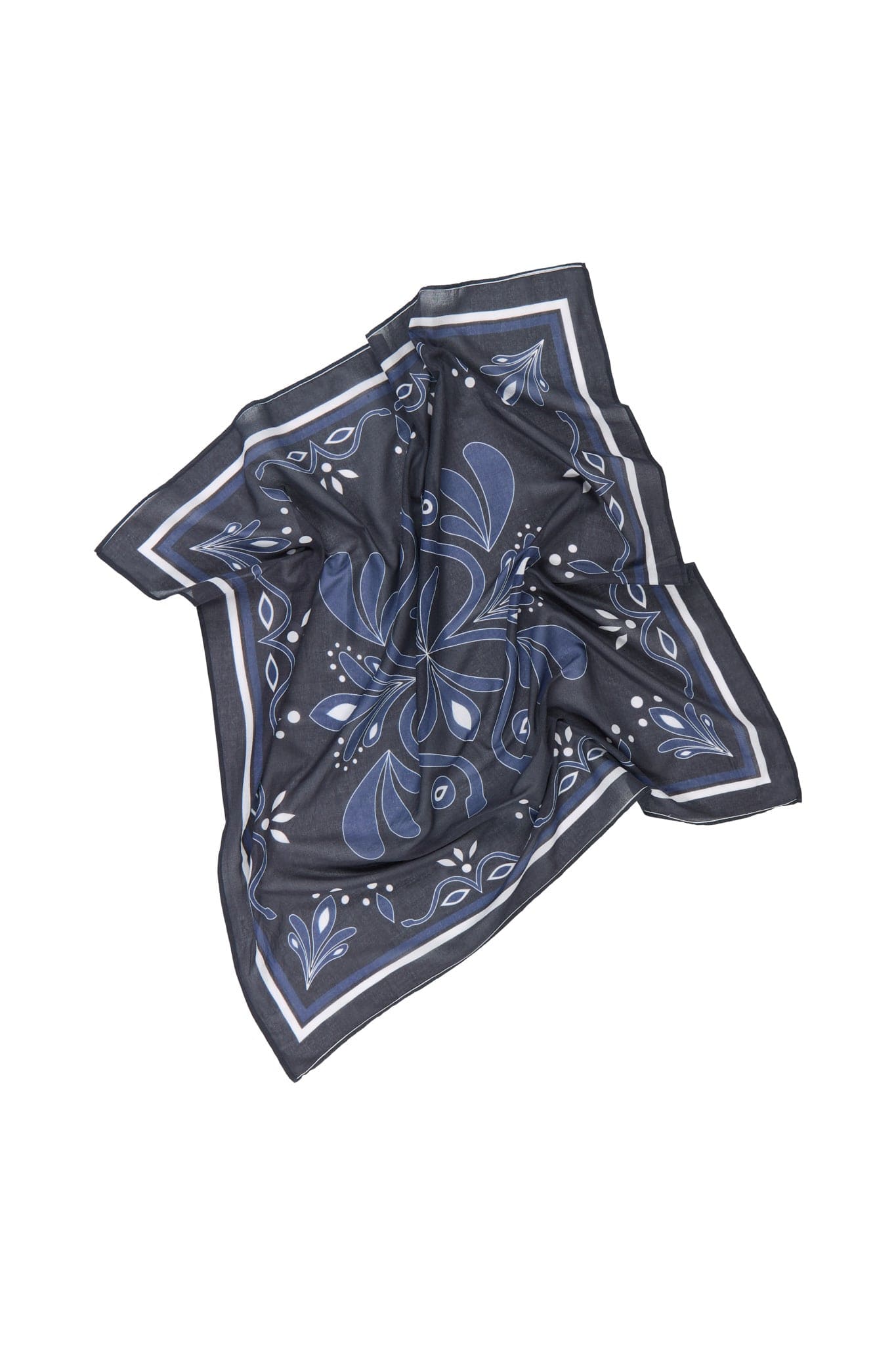 BANDANA IMPRIME BAROQUE - BLUE