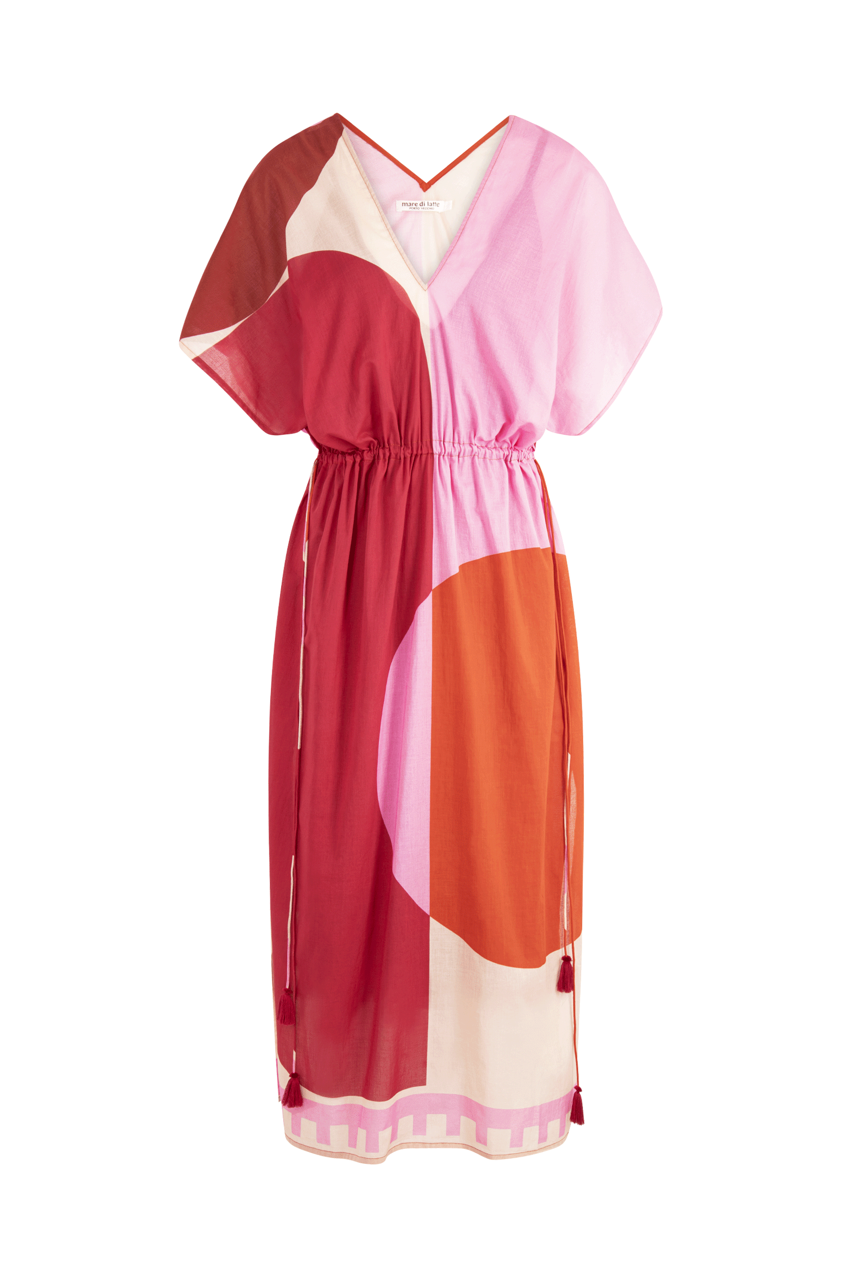 CAFETAN SARAH IMPRIME GRAPHICO - PINK