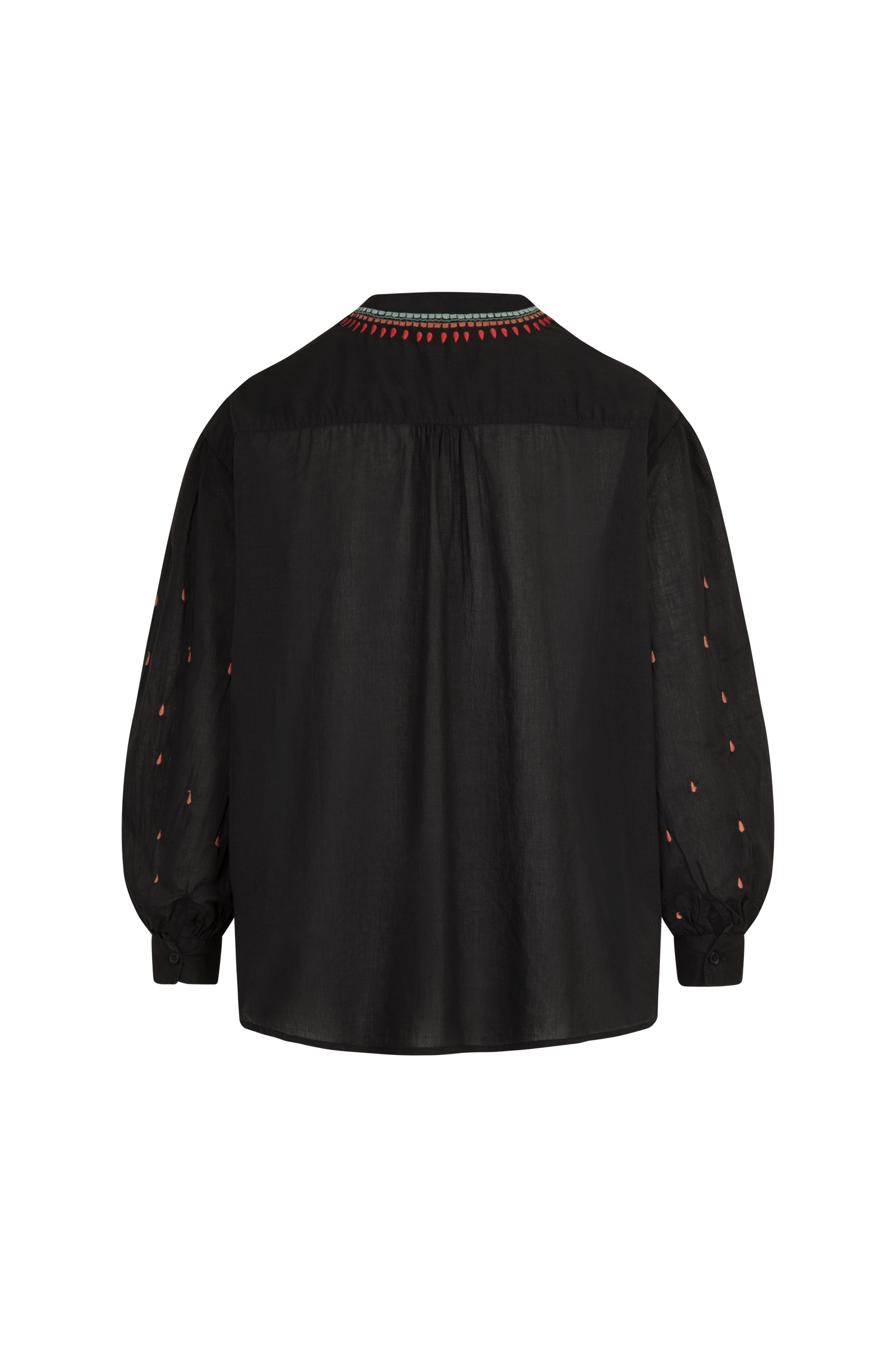 BLOUSE GILDA MATRIOCHKA - BLACK
