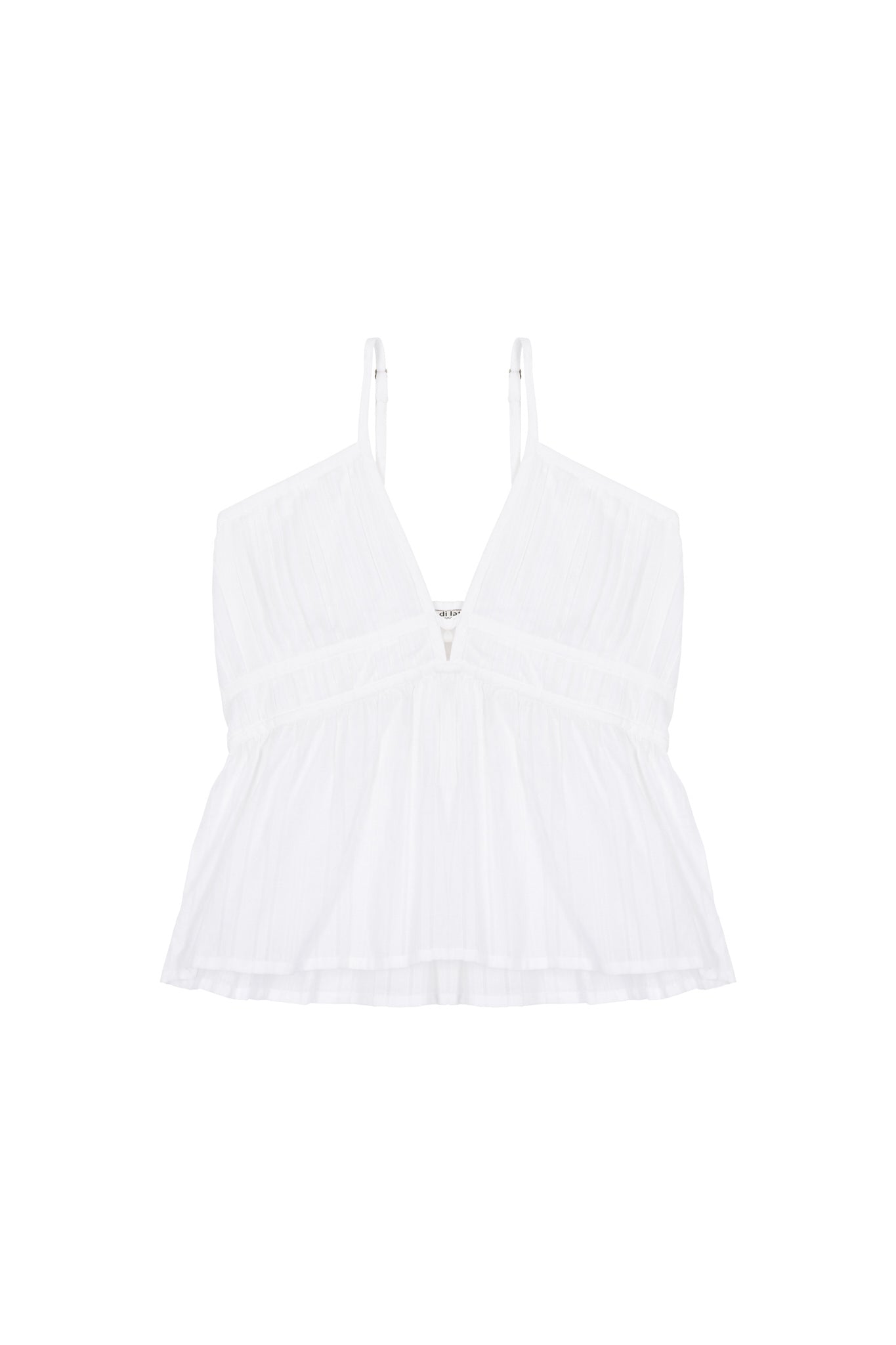 LOULOU OPENWORK TOP - WHITE