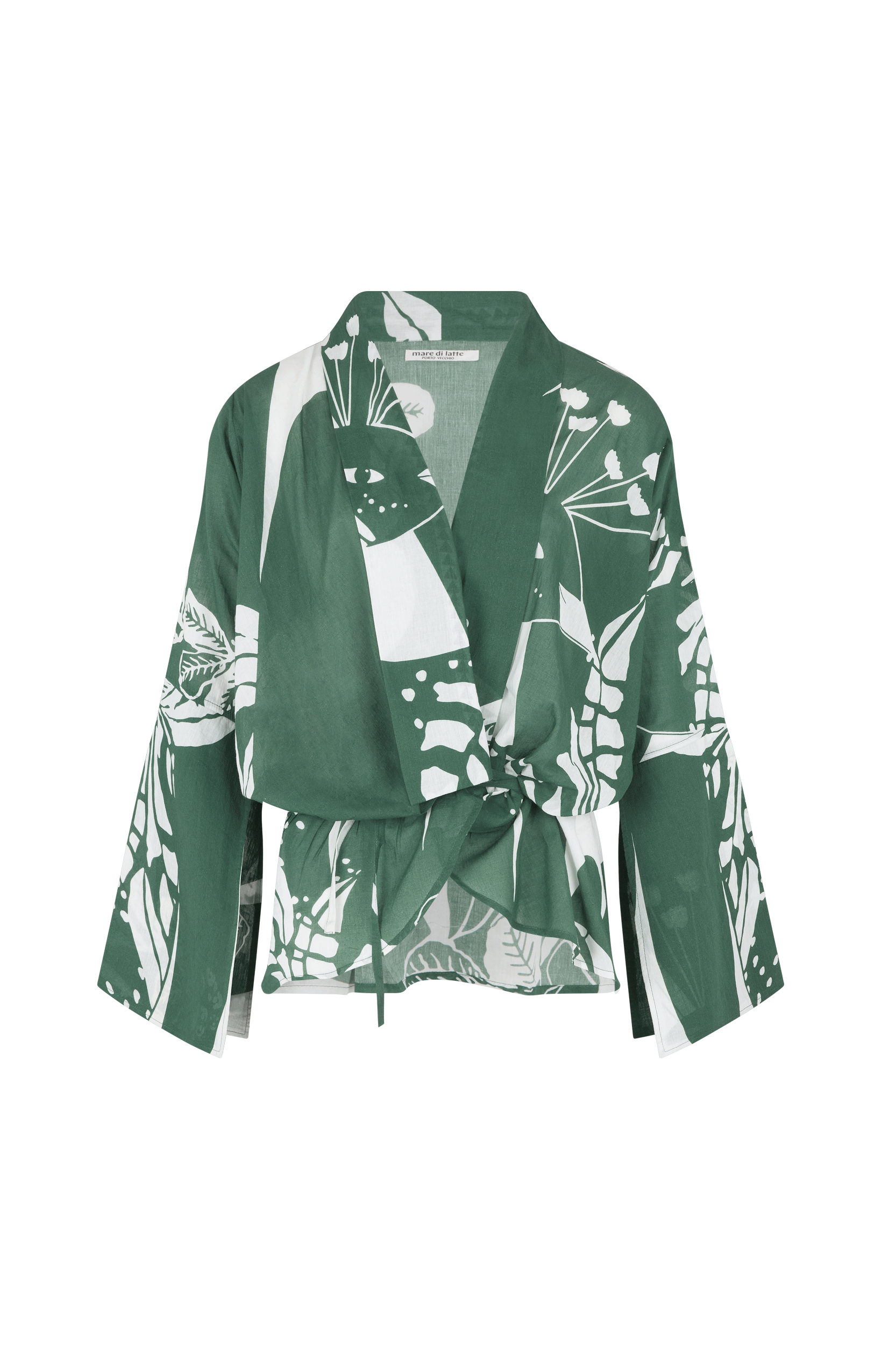 BLOUSE ANAE IMPRIME PALLADIO - ASPEN GREEN
