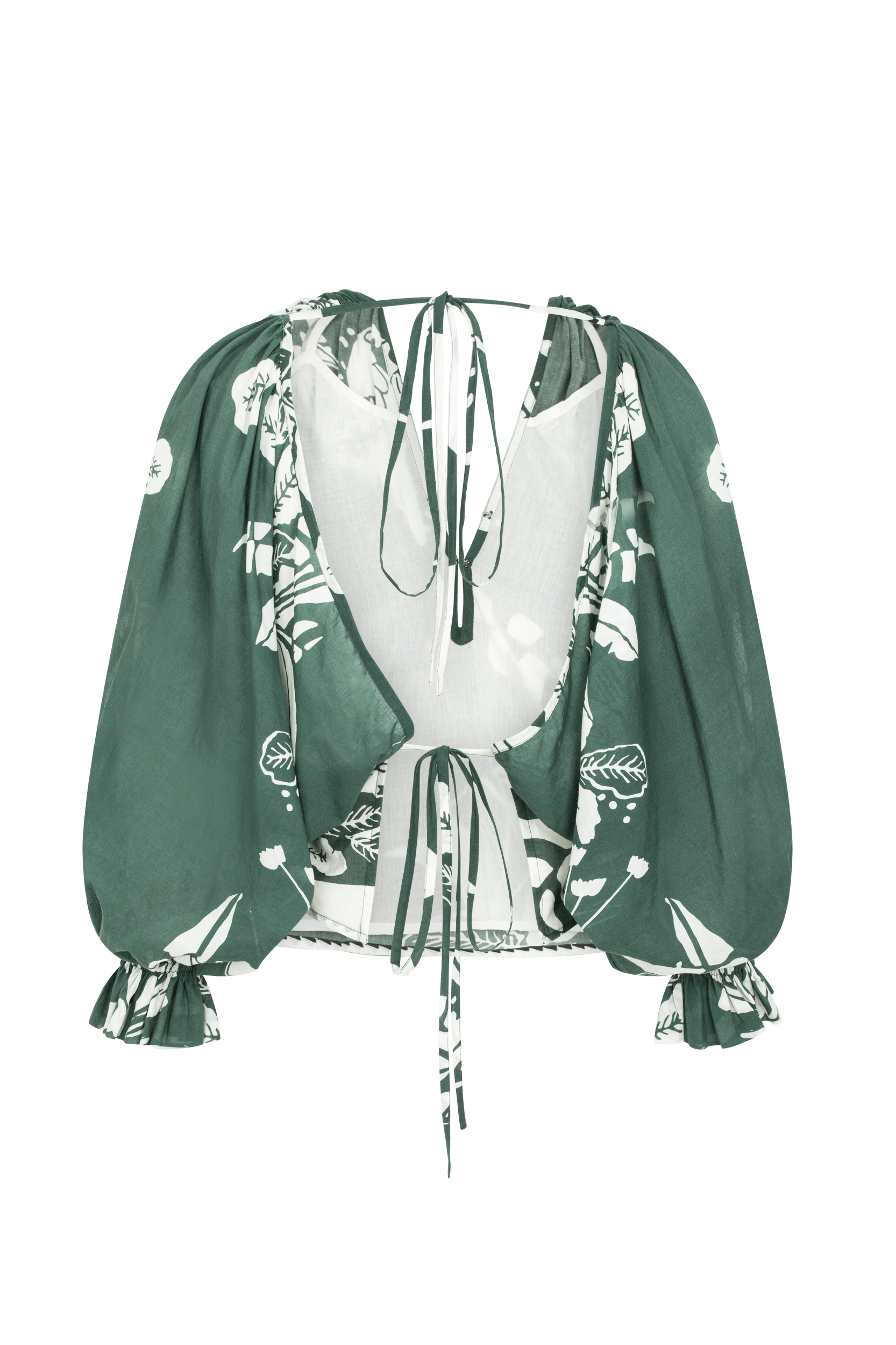 TOP DIVYA DOS NU IMPRIME PALLADIO - ASPEN GREEN