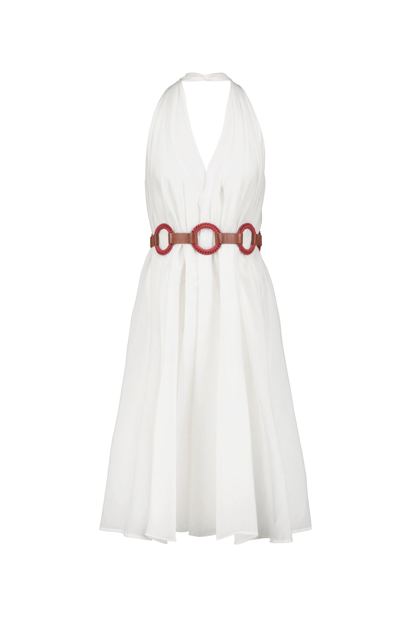 ROBE PARÉO MALIN MI-LONG ALINE - WHITE