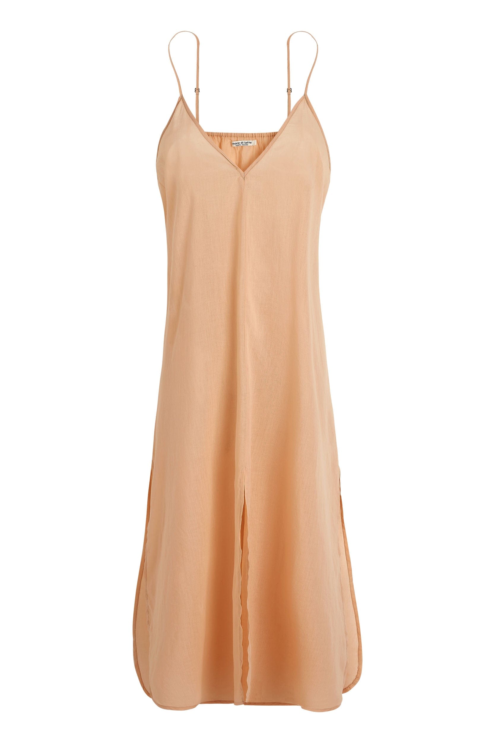 FOND DE ROBE LONG - BEIGE ROSE