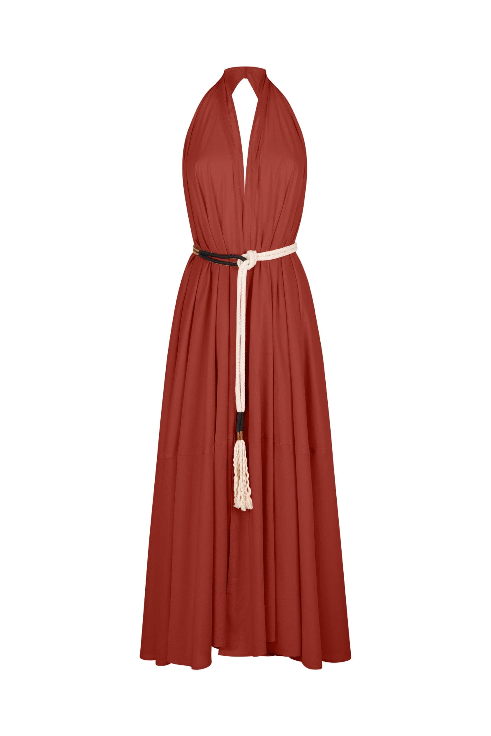 PAREO MALIN DRESS LONG ACACIA - POTTER CLAY