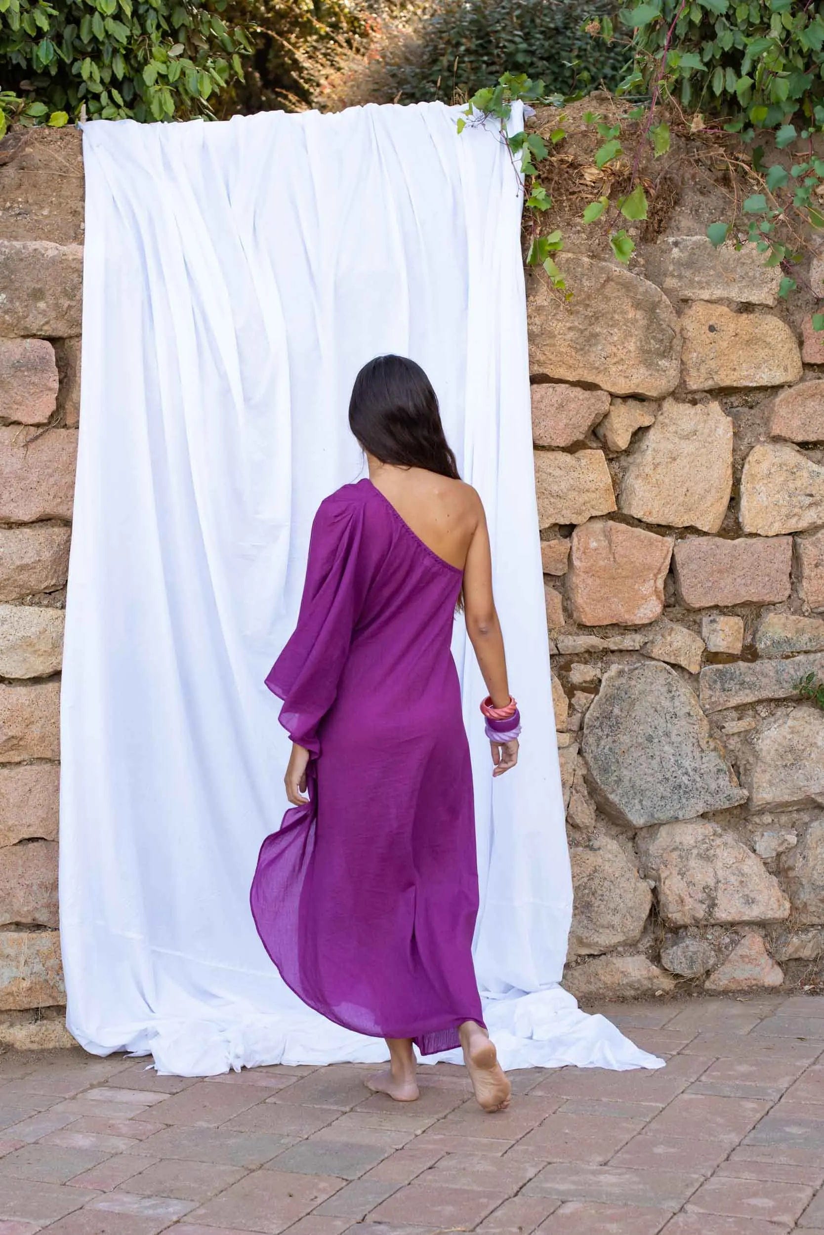 GALICIA DRESS - MAGENTA PURPLE