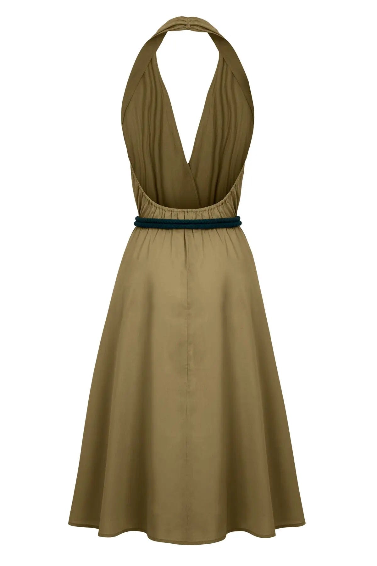 ROBE PARÉO MALIN MI-LONG ALINE - DARK AMBER