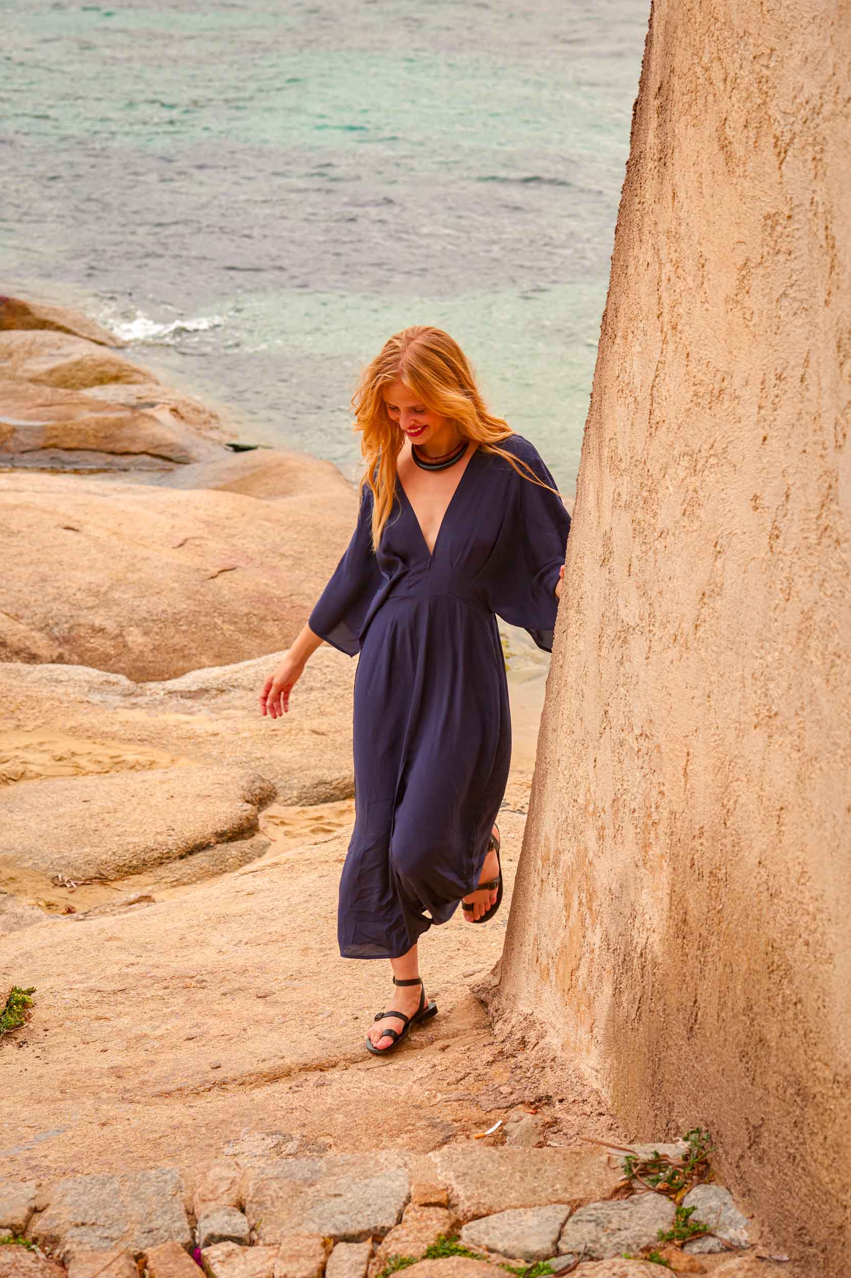 ROBE SOUANE SOIE - INK