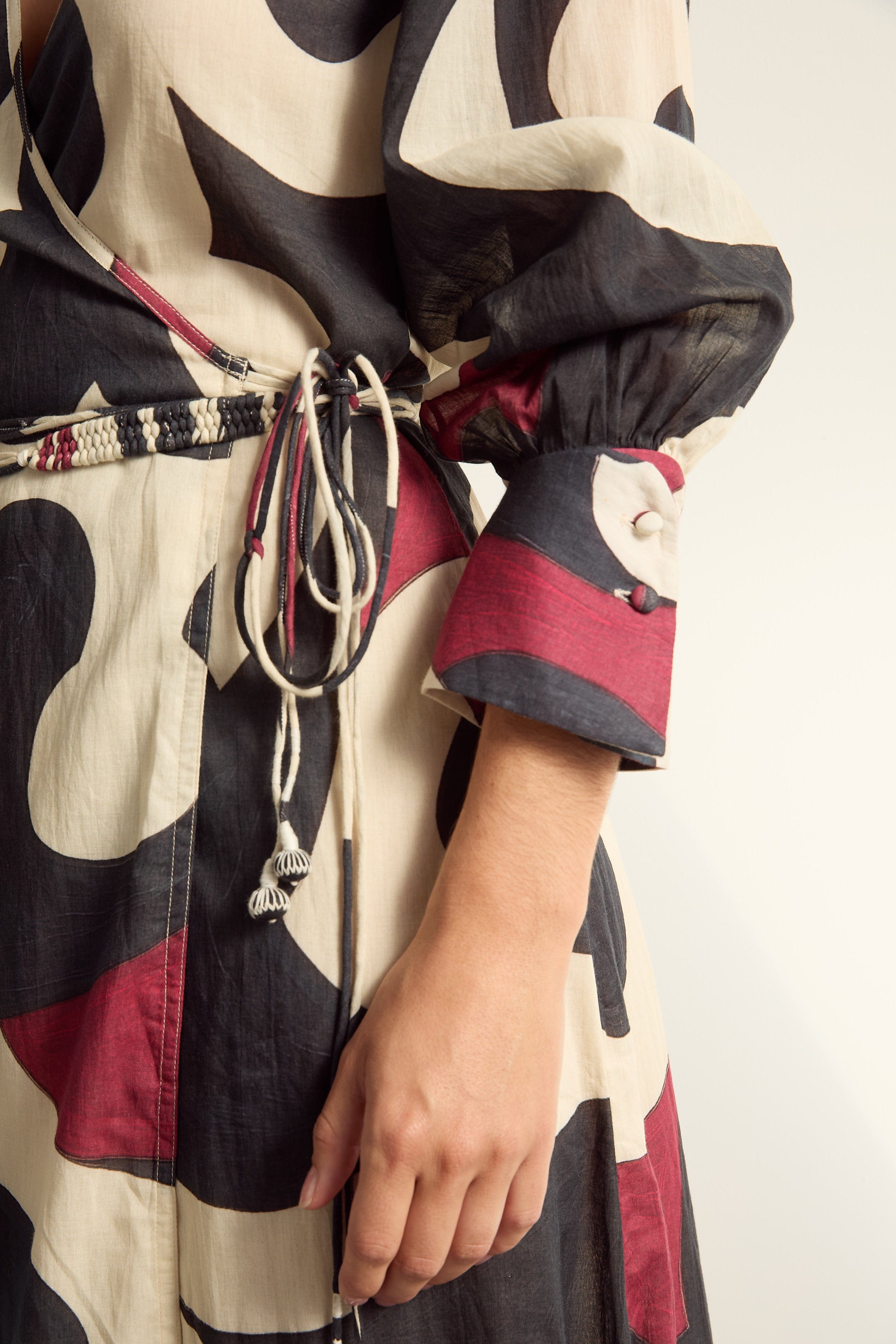 ROBE LISE IMPRIME RODEO - BLACK