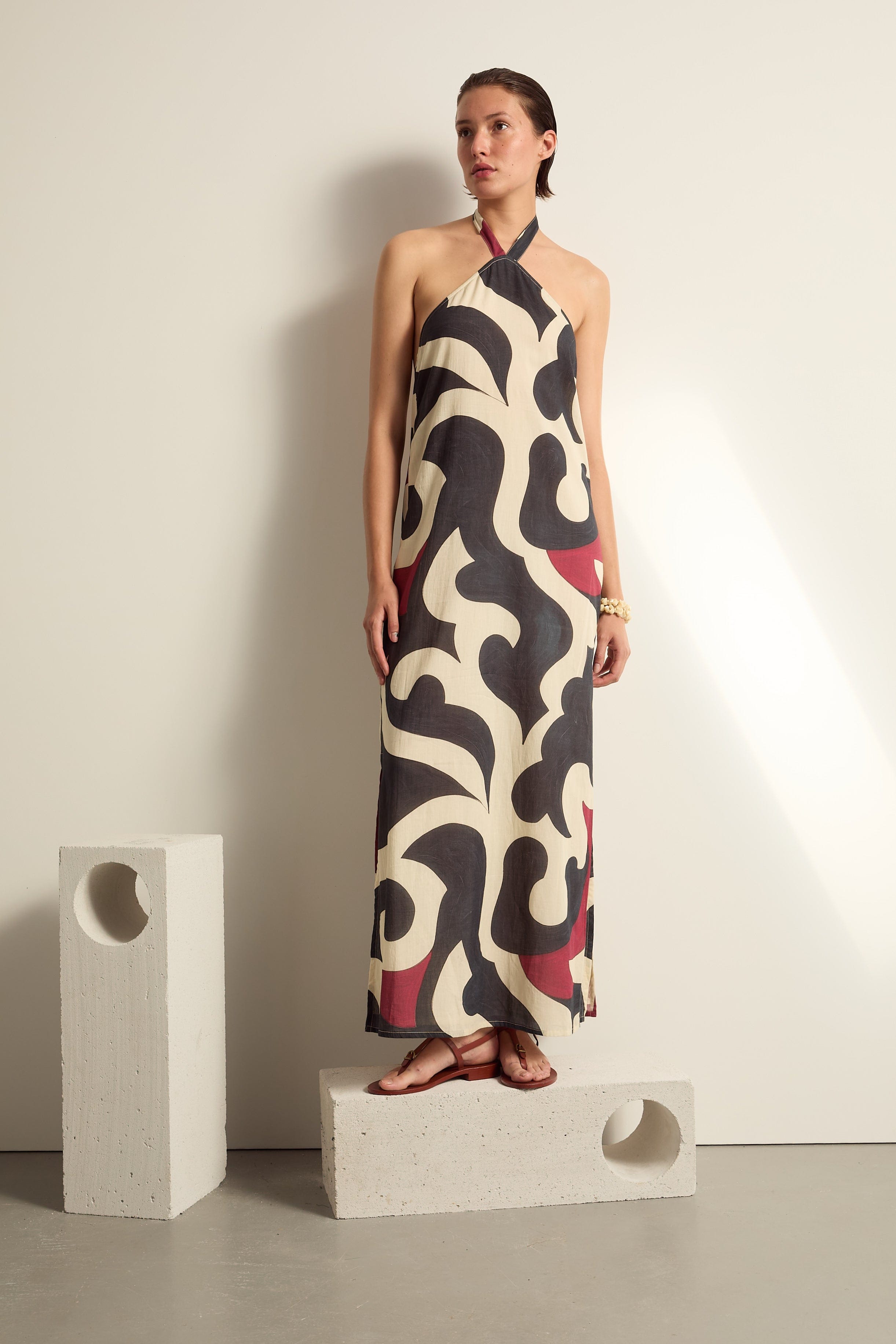 ROBE KATIA IMPRIME RODEO - BLACK