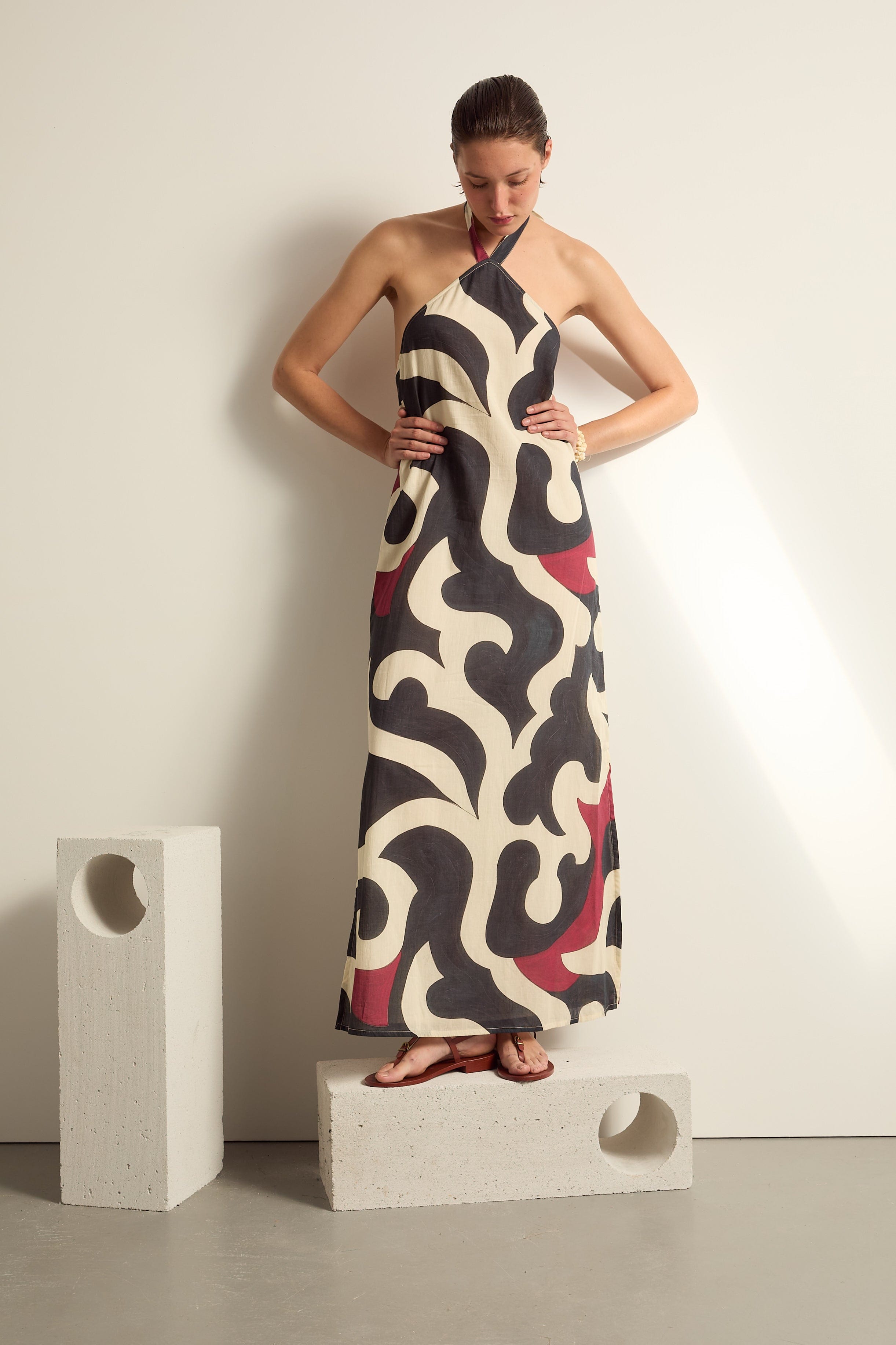 ROBE KATIA IMPRIME RODEO - BLACK