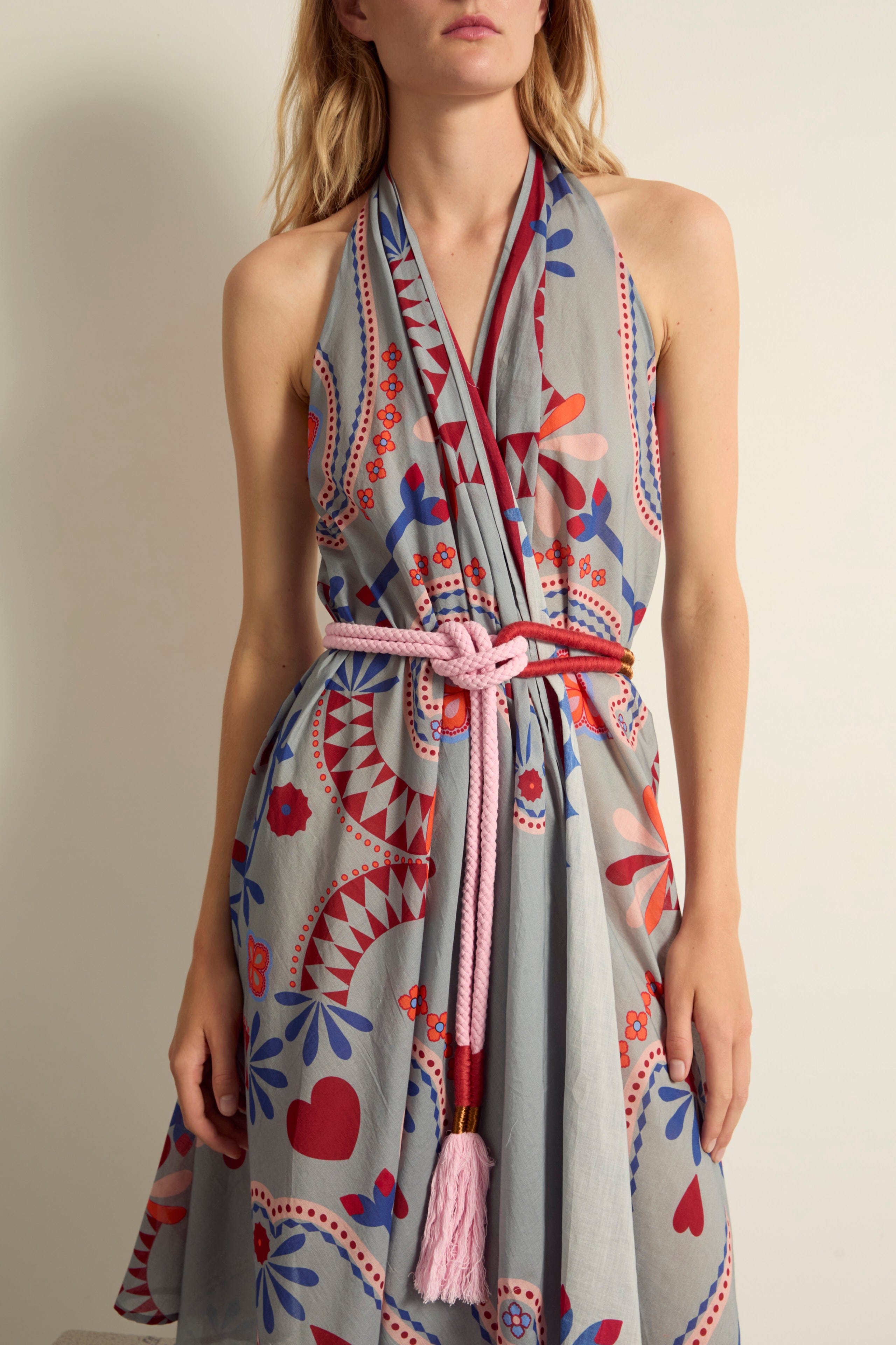 CEINTURE EN CORDE PATRIMONIO - CANDY PINK