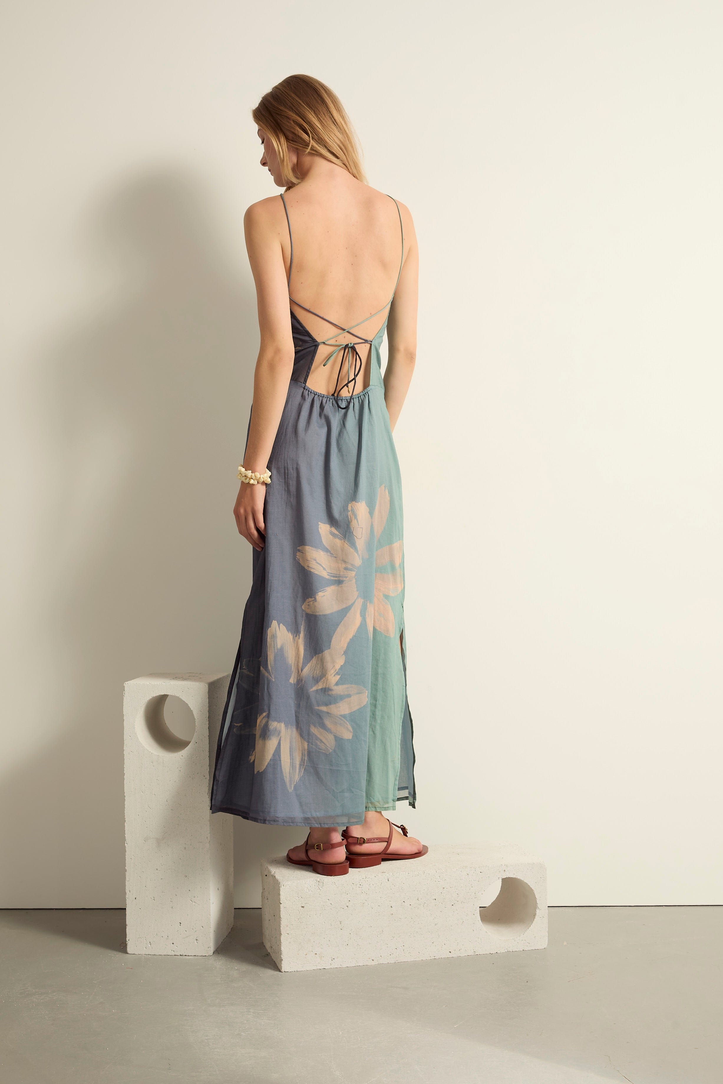ROBE MIA IMPRIME SUNRISE - BLUE